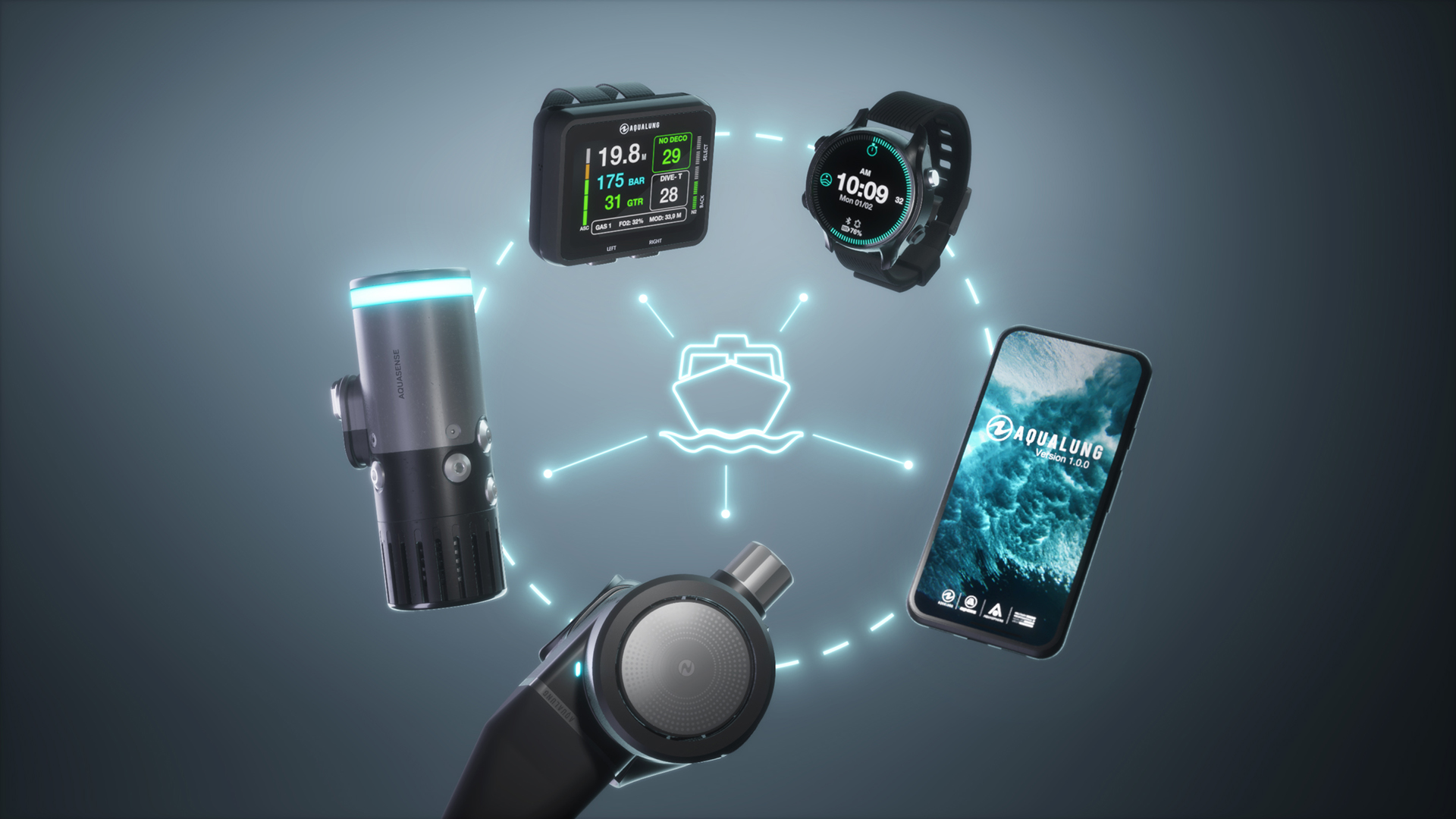 AQUALUNG Aquasense Diving Regulator