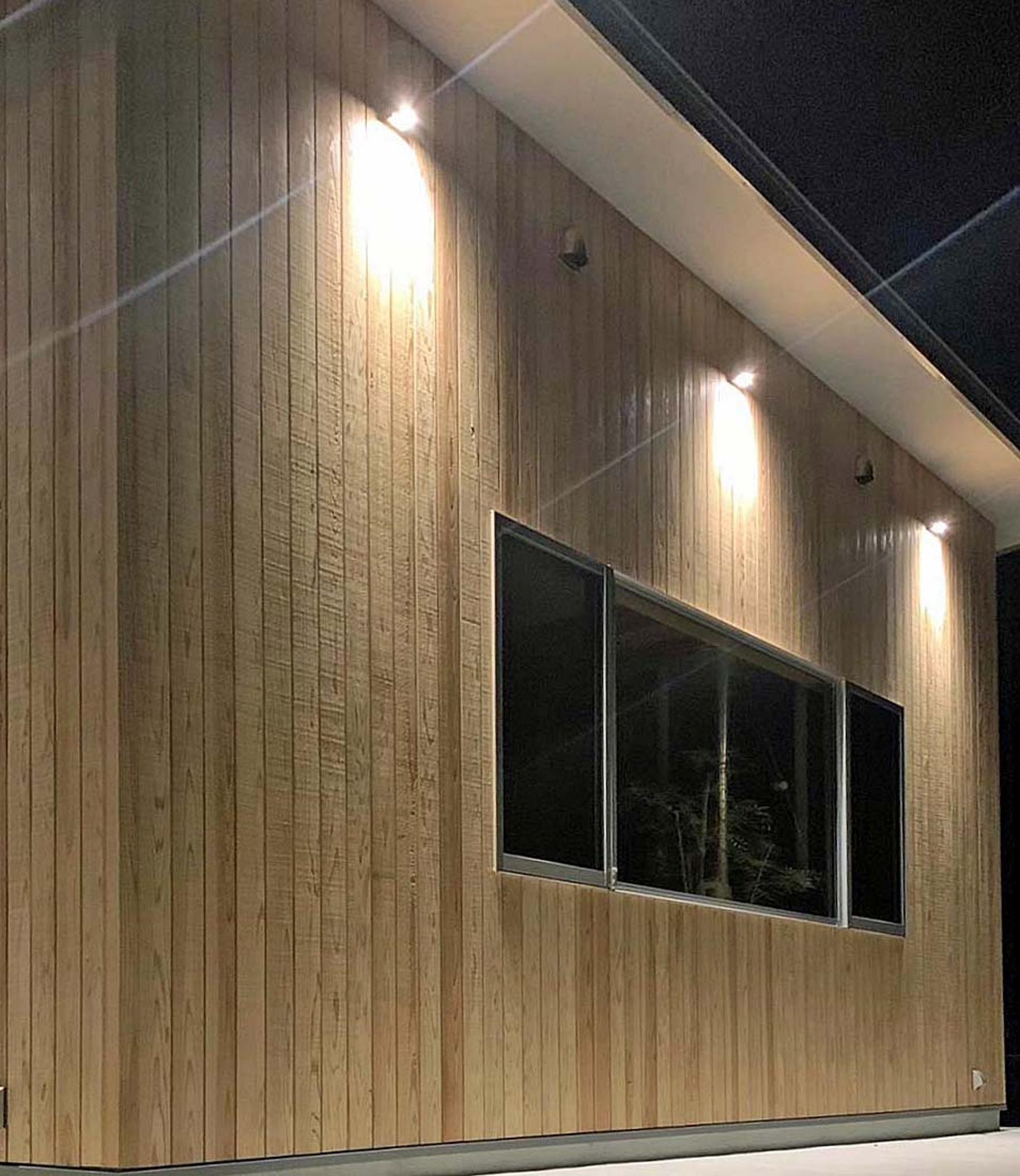 ’’Ow’’ Wood Exterior Wall with M-FECT Coating