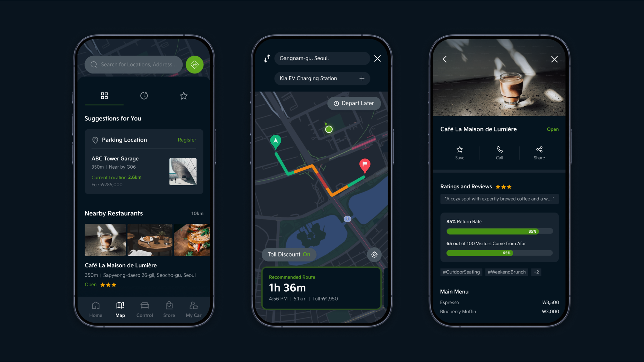 KIA APP UI/UX Design