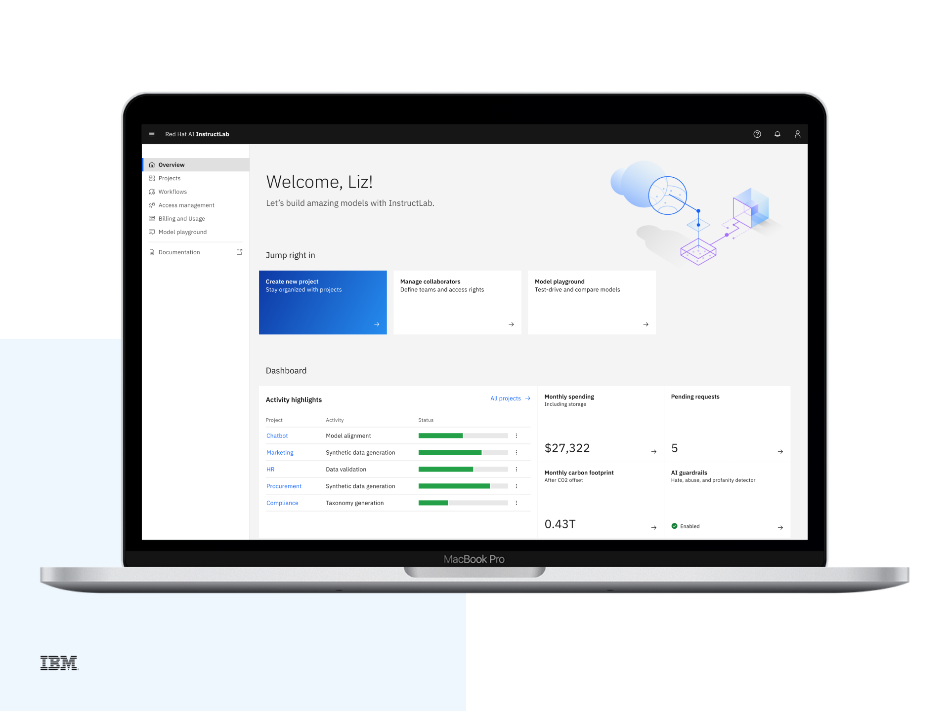 Red Hat AI InstructLab on IBM Cloud