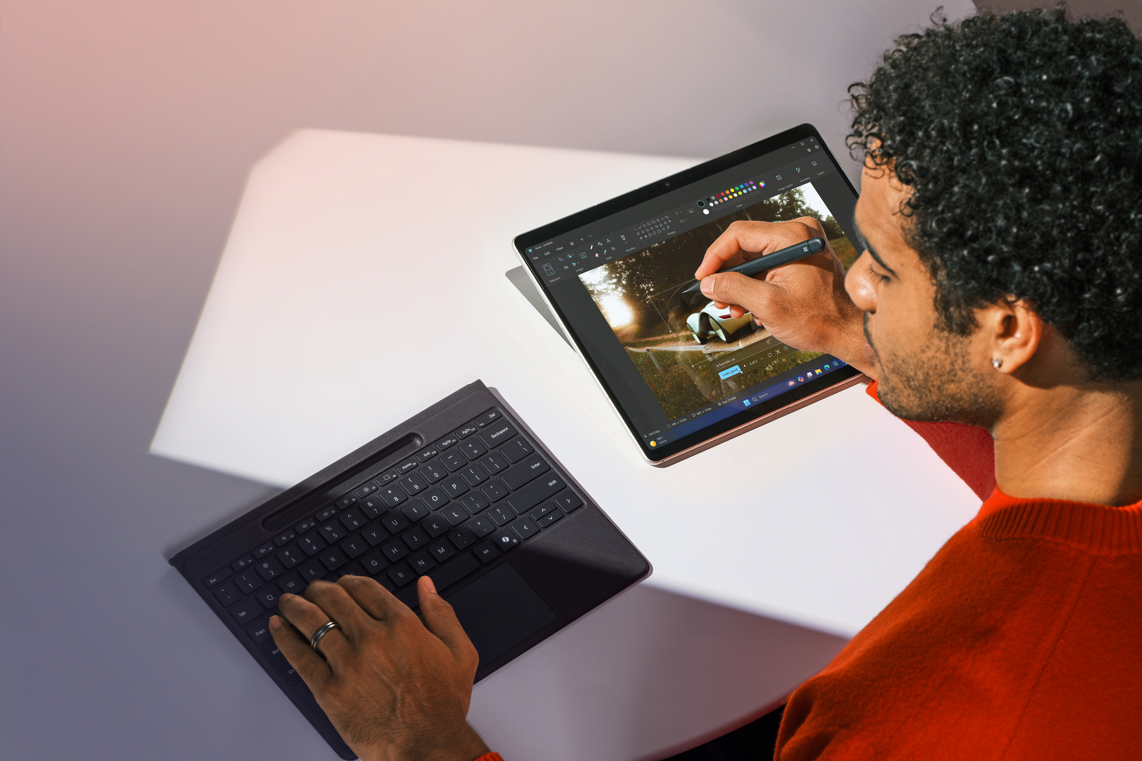 Microsoft Surface Pro Copilot+PC and Flex Keyboard