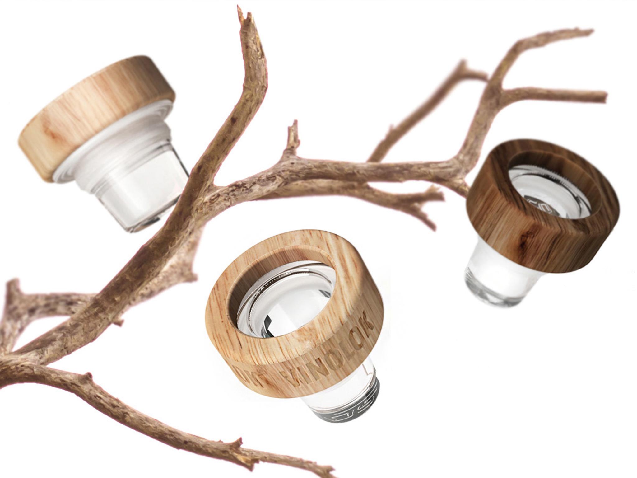 VINOLOK DUET, the harmony of wood and glass