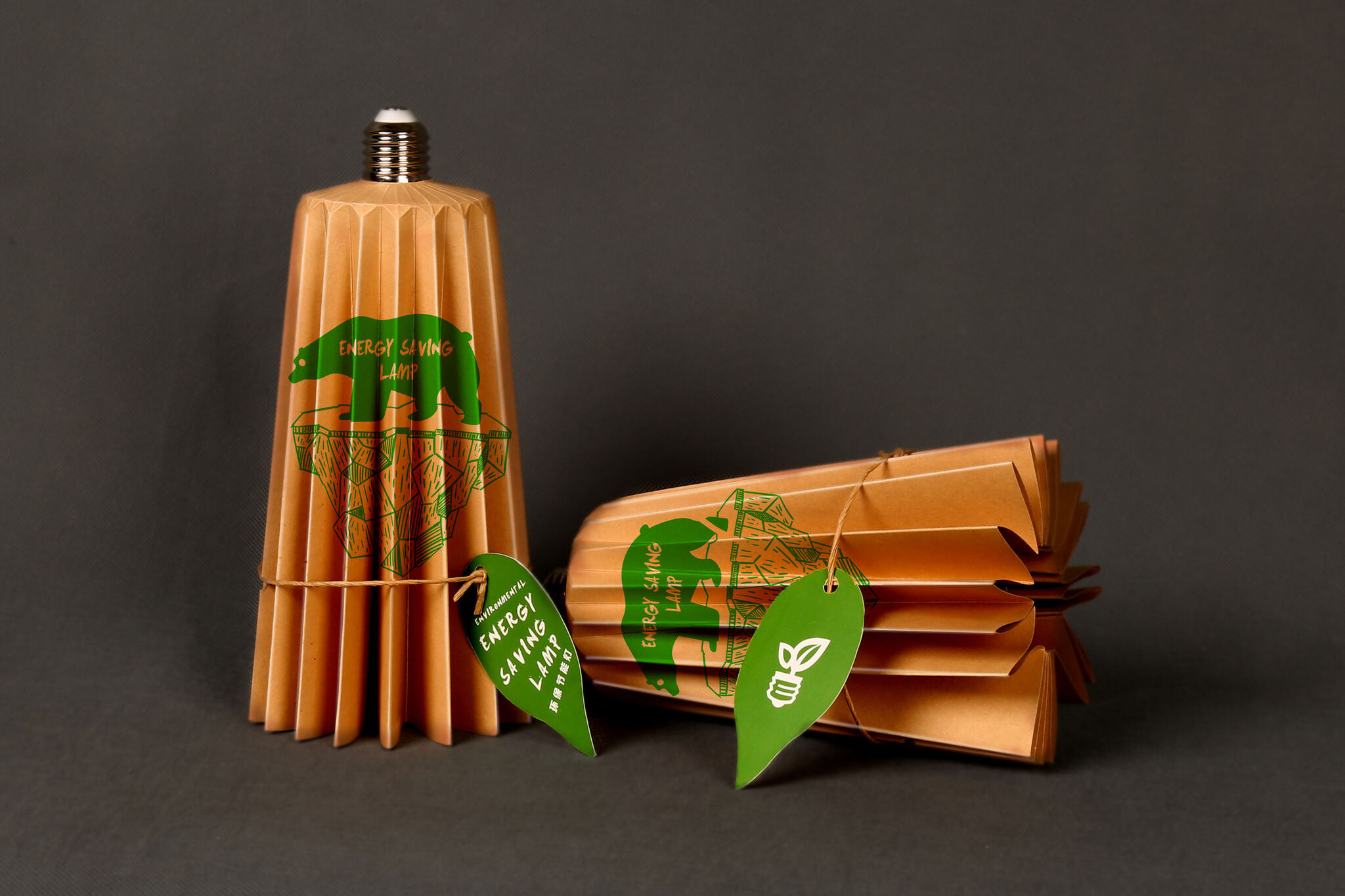 Environmental energy-saving lamp packaging