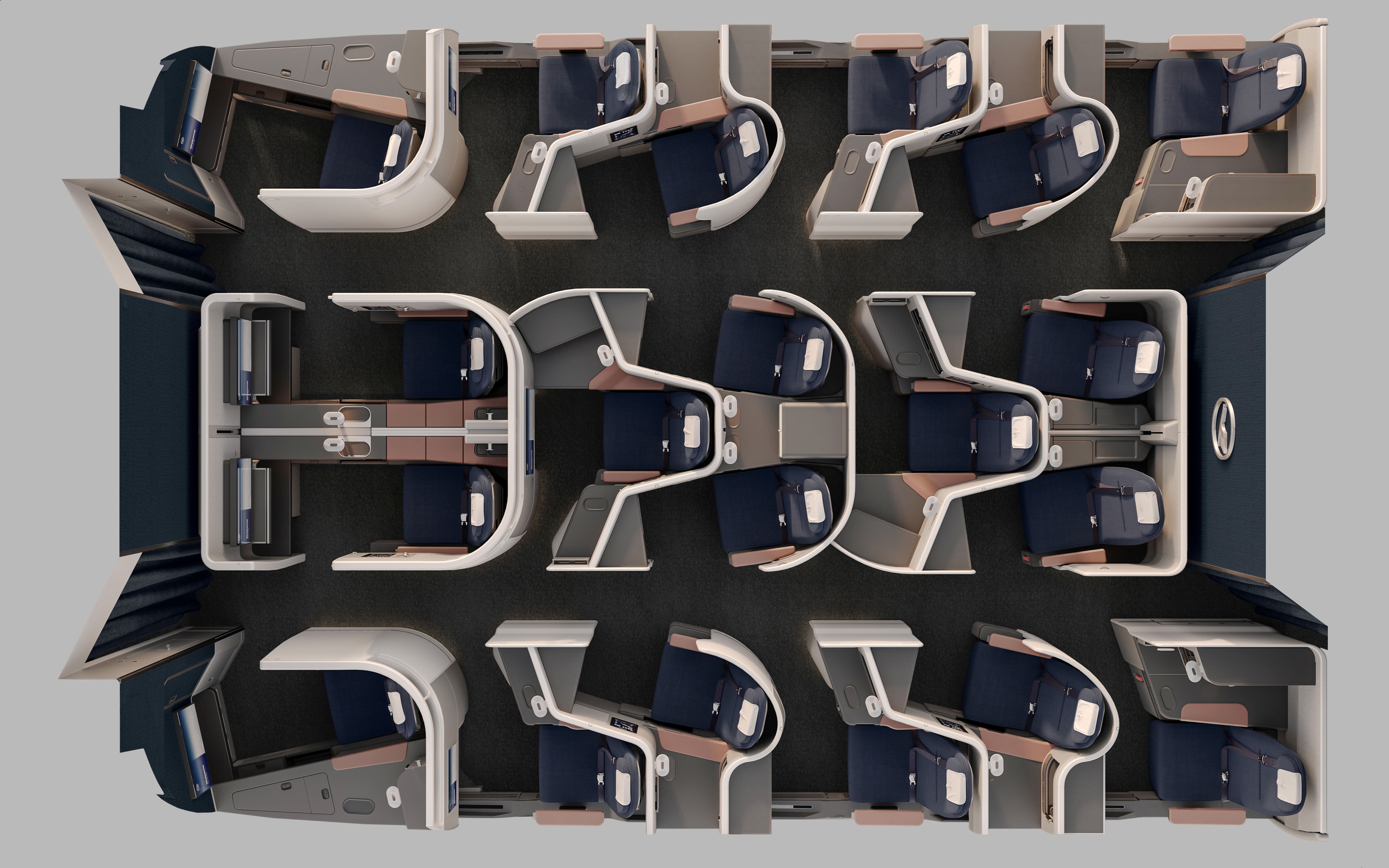 Lufthansa Allegris, Business Class cabin