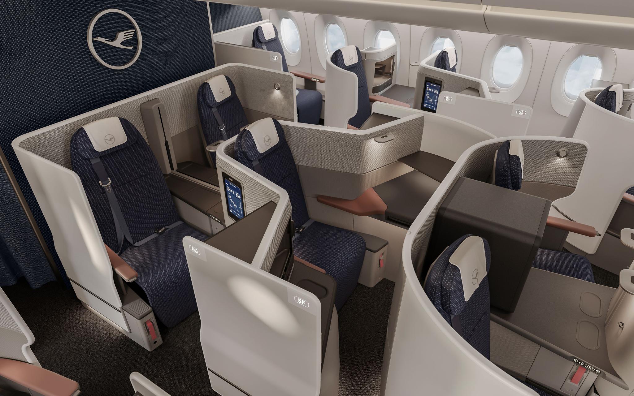 Lufthansa Allegris, Business Class cabin