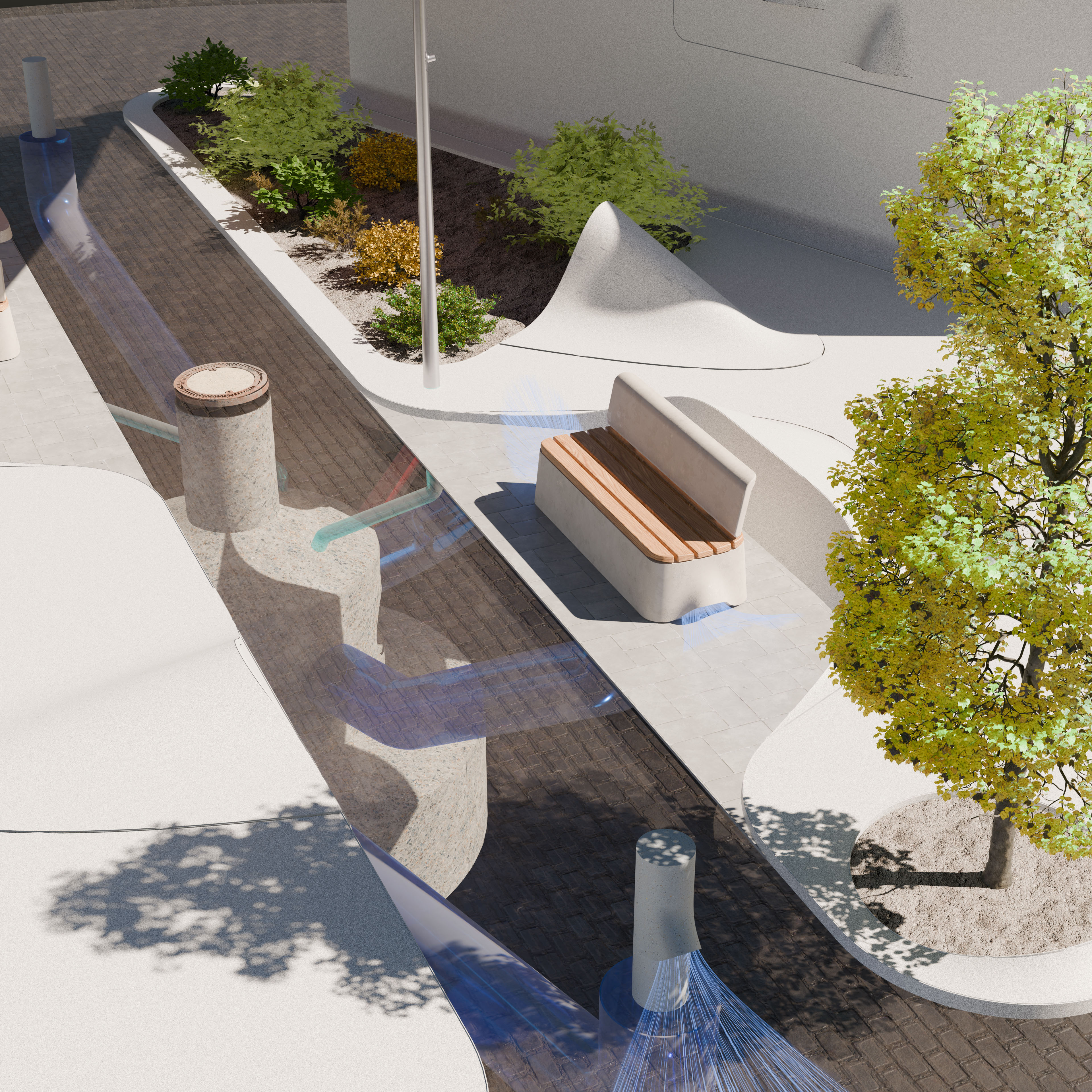 OASyS – Adiabatic cooling in urban environments