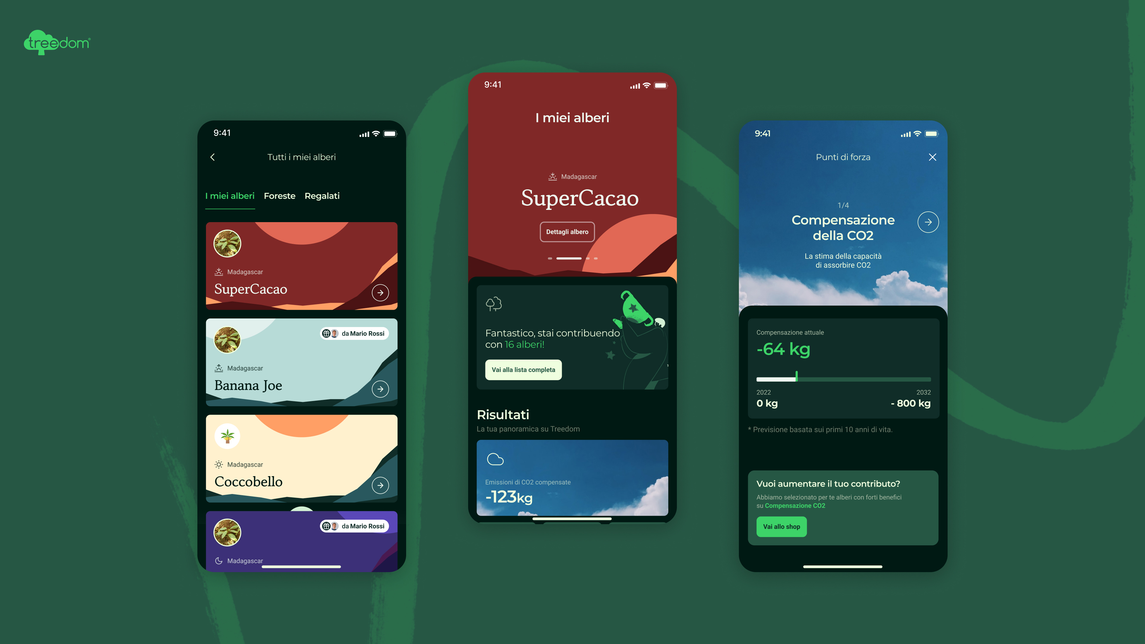 Treedom - App Design