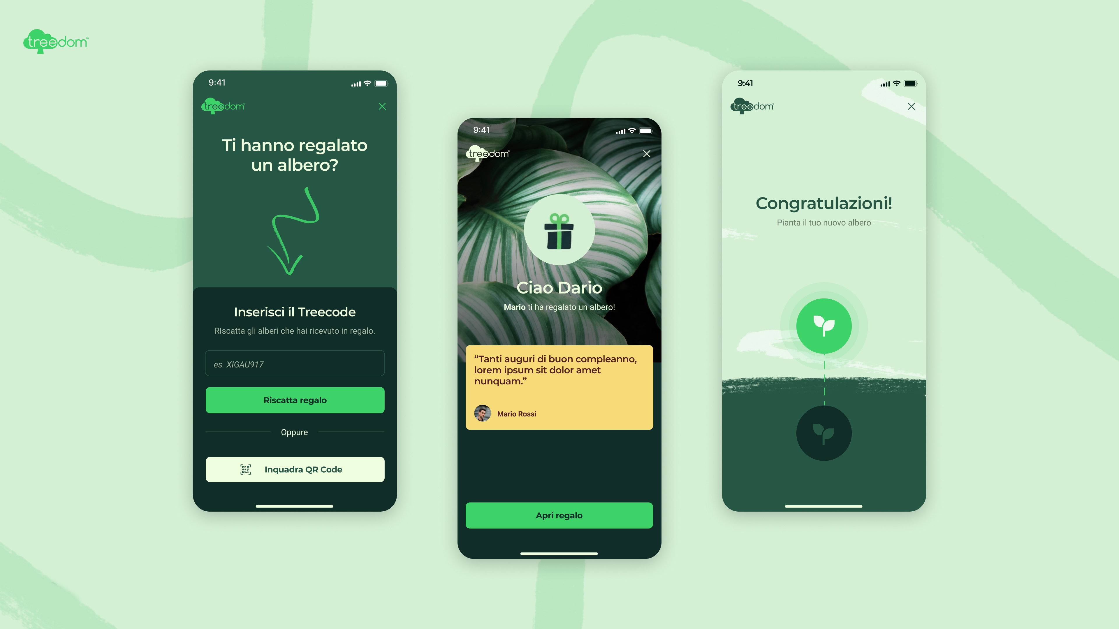 Treedom - App Design