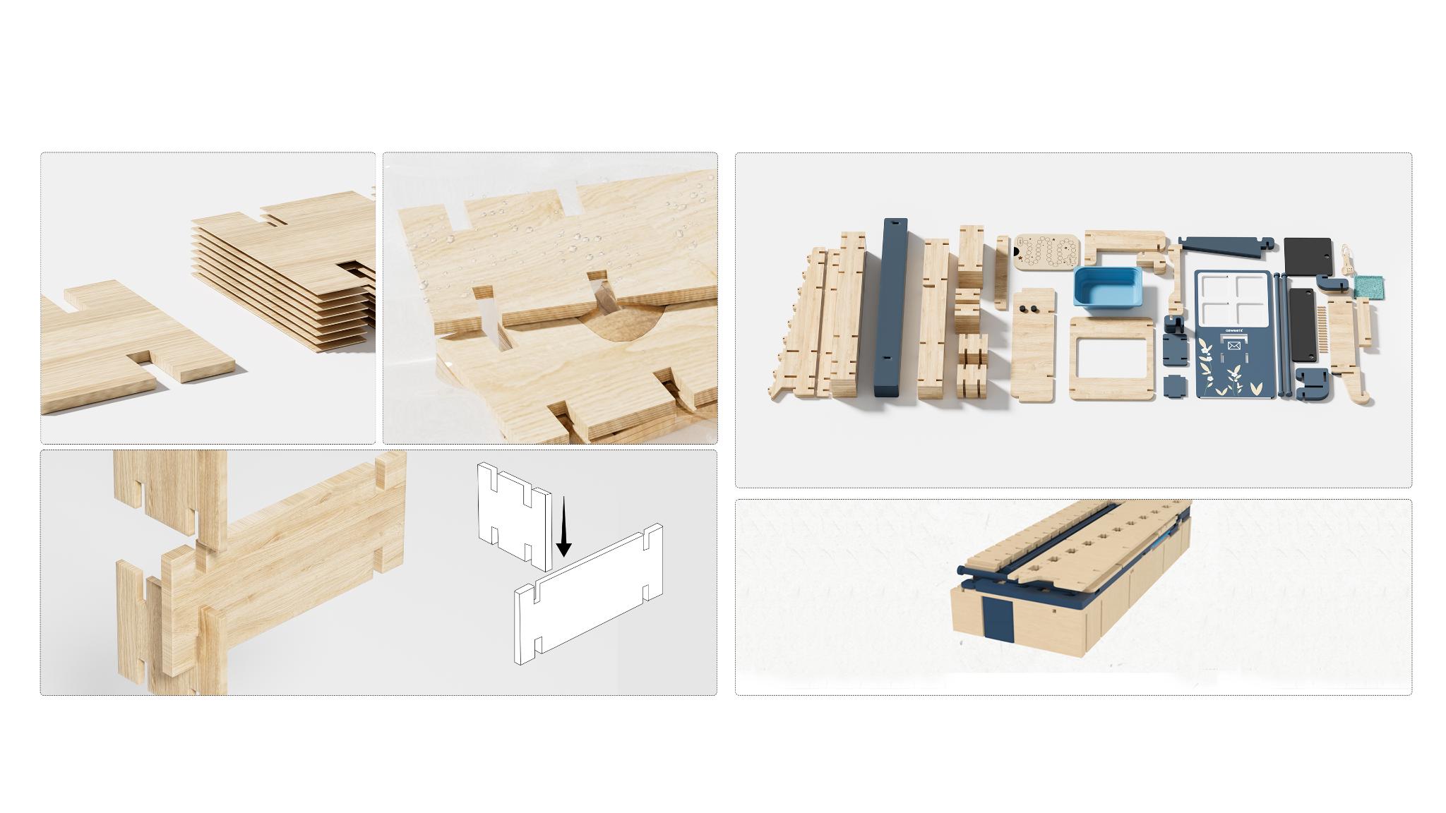 Criss Cross Wooden Playhouse