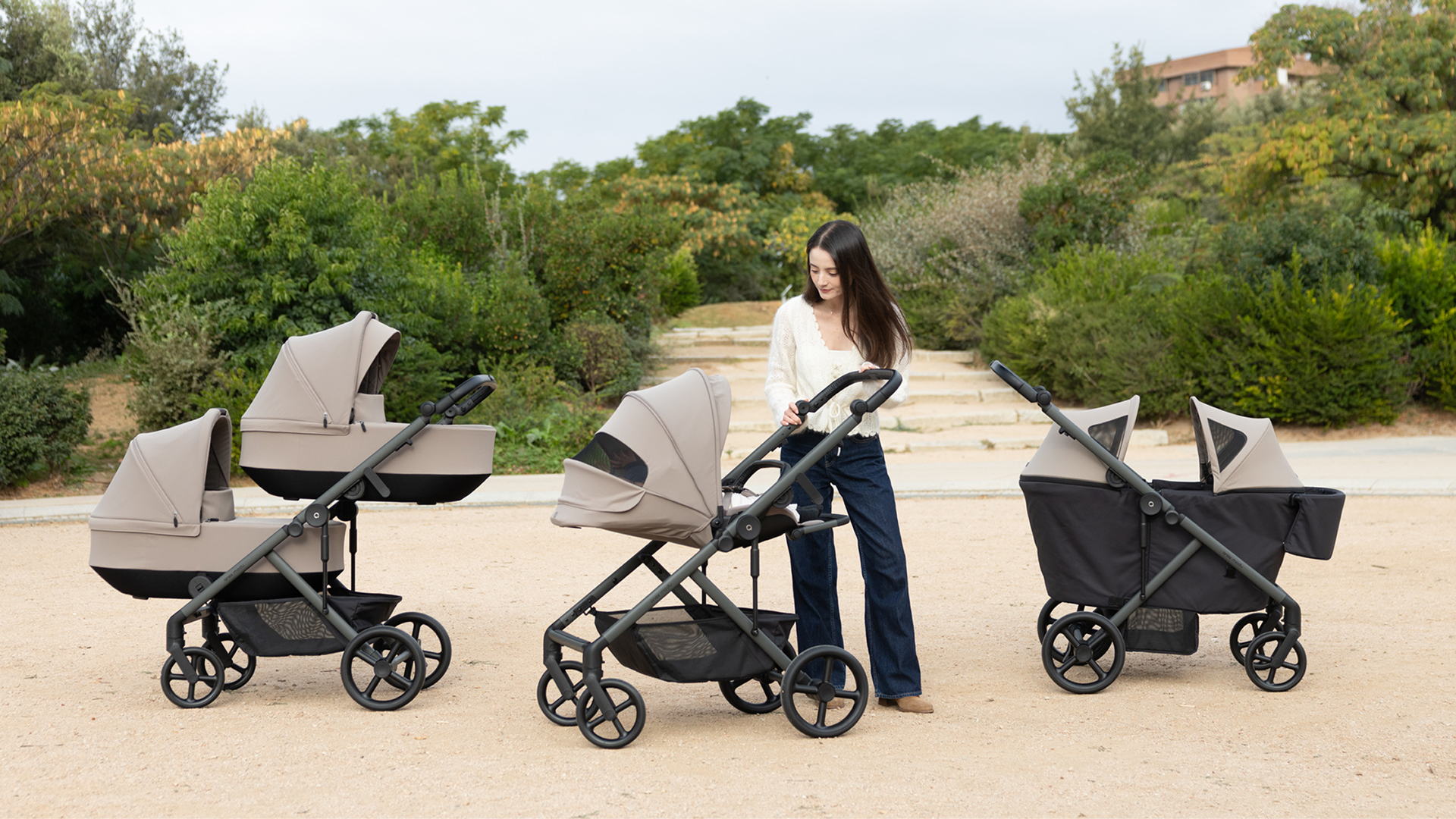 Modu single, twins, wagon and pet carrycot