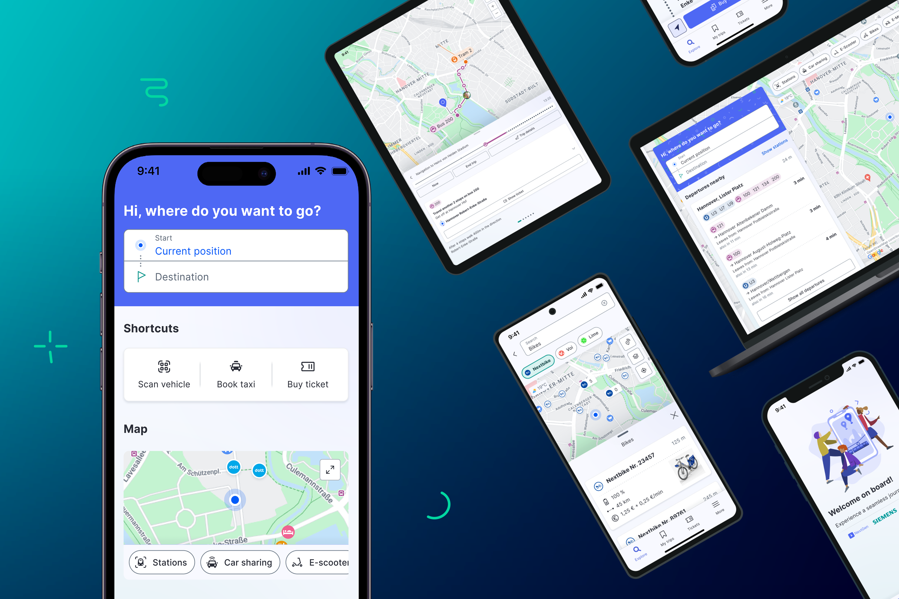 NextGen mobility app service