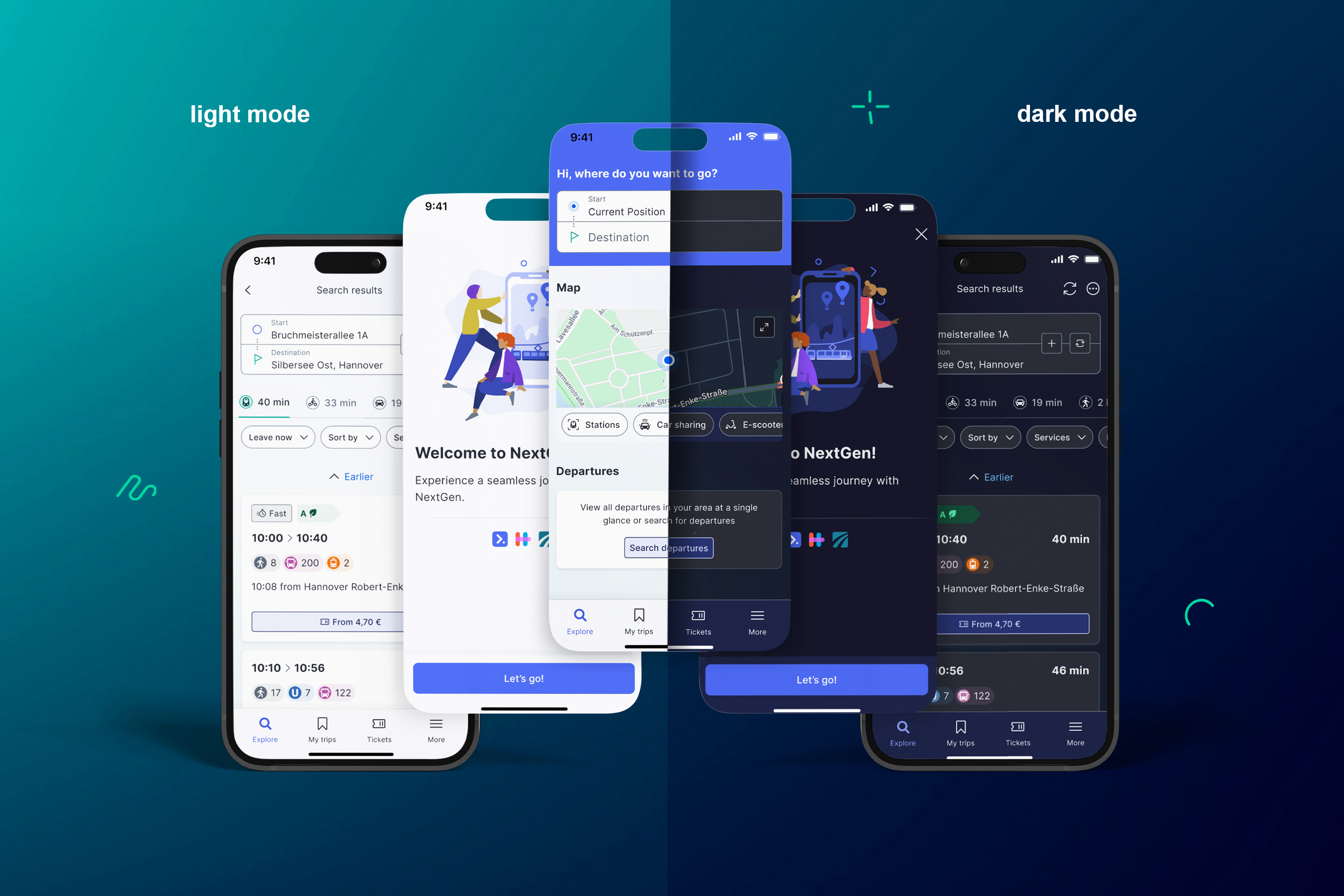NextGen mobility app service