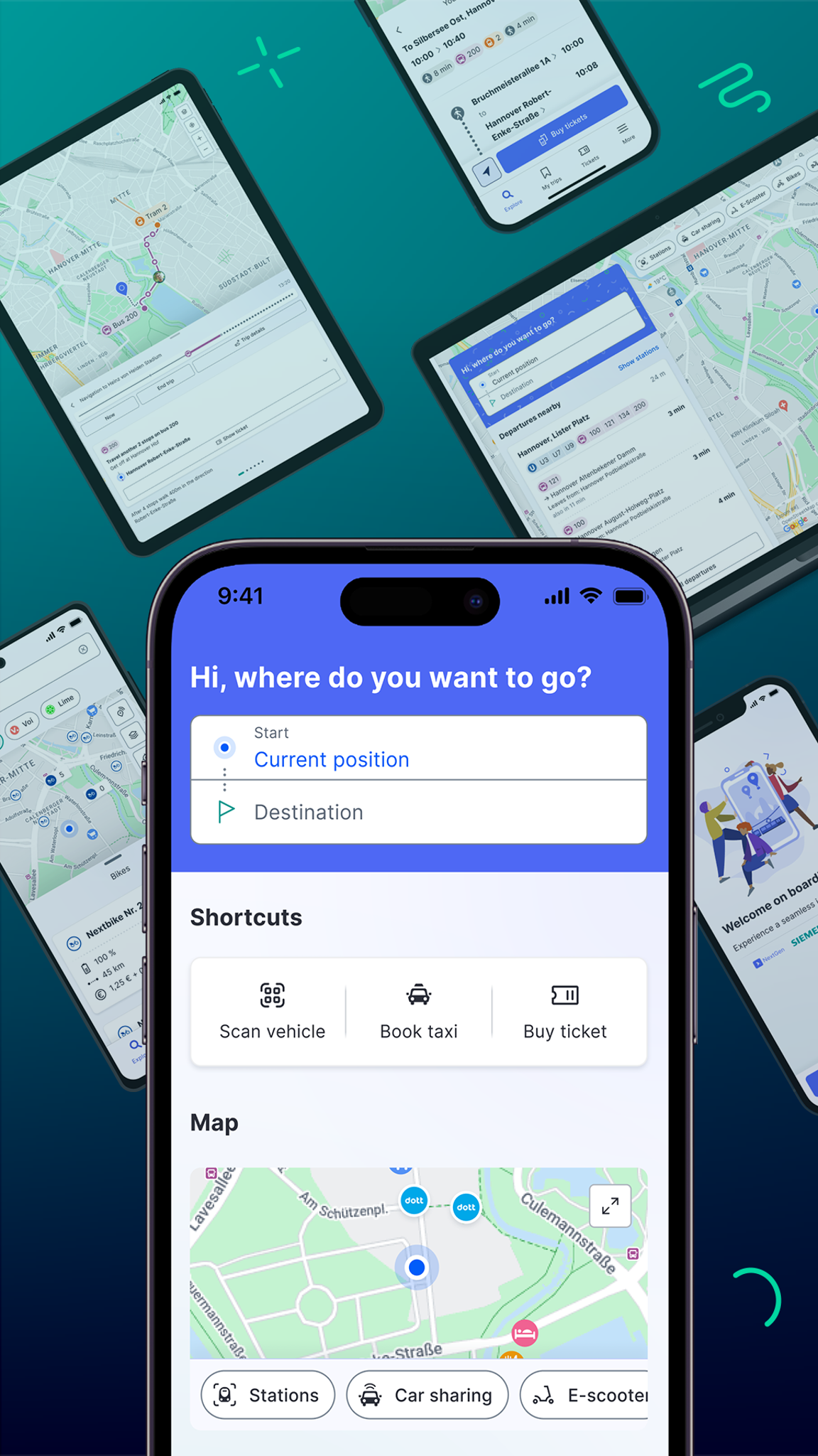 NextGen mobility app service