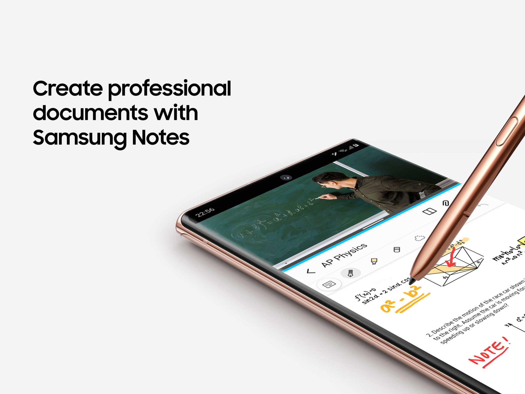 Note 20 S Pen experience