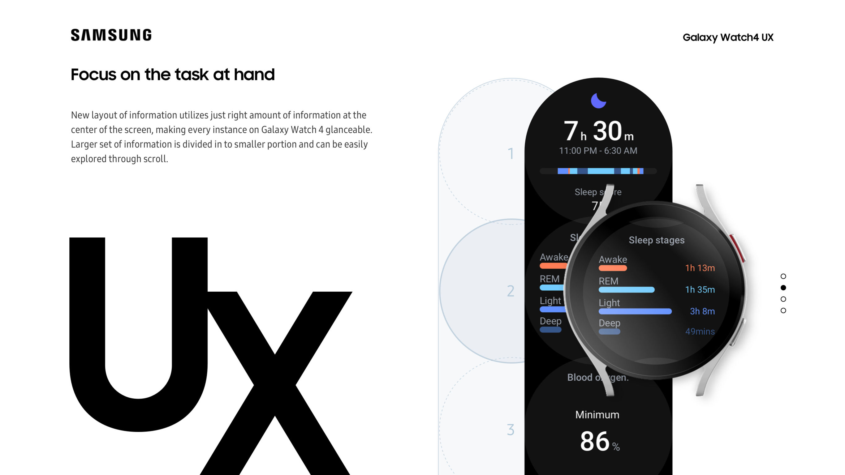 Galaxy Watch4 UX