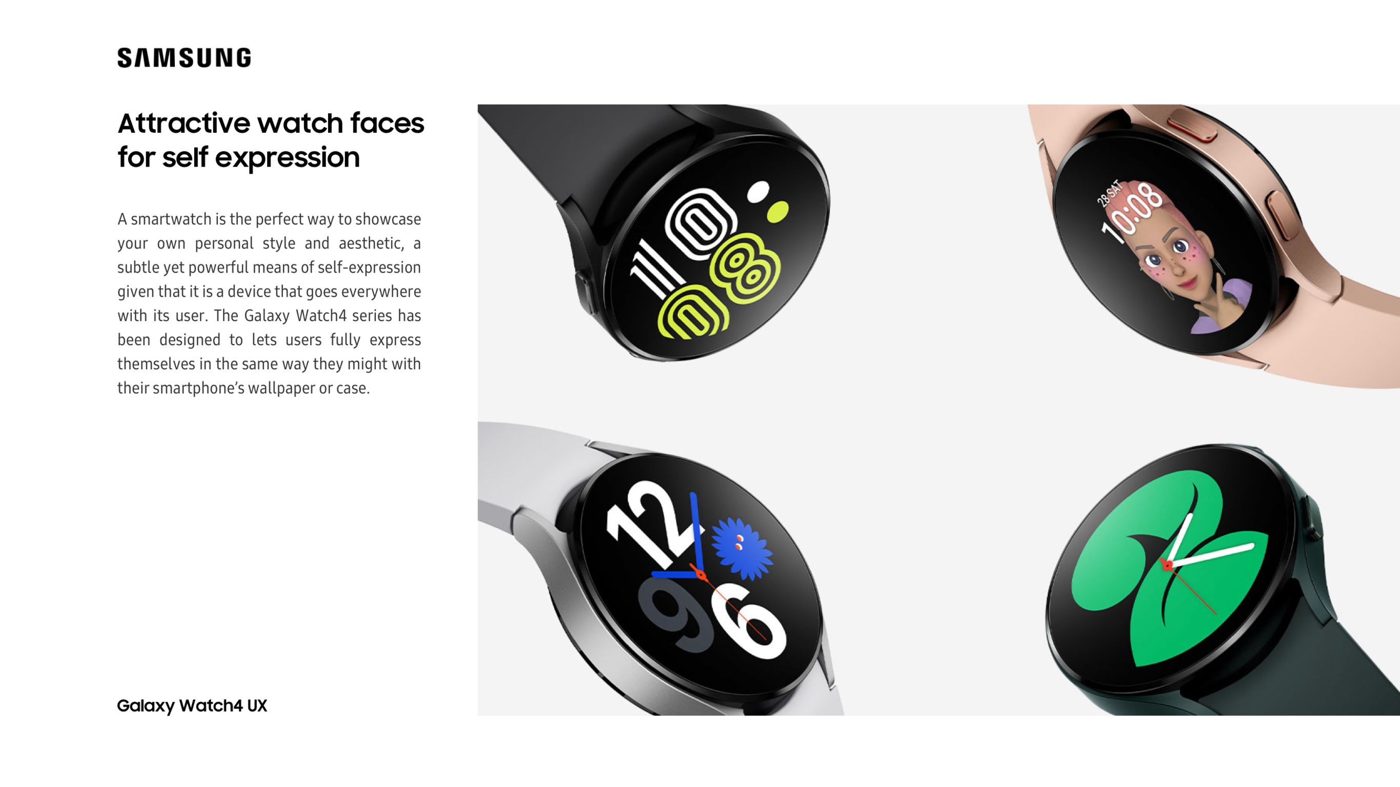 Galaxy Watch4 UX