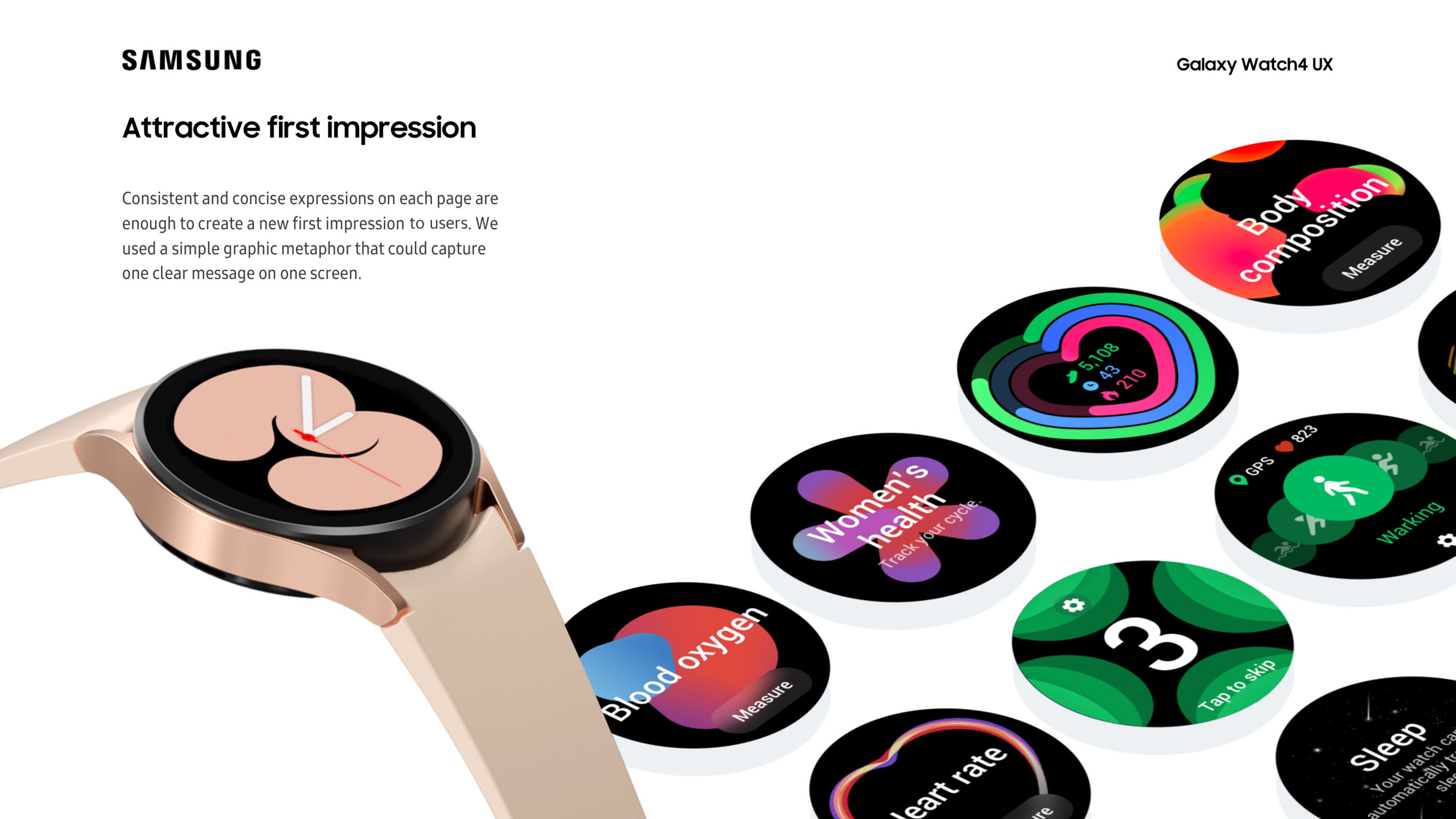 Galaxy Watch4 UX