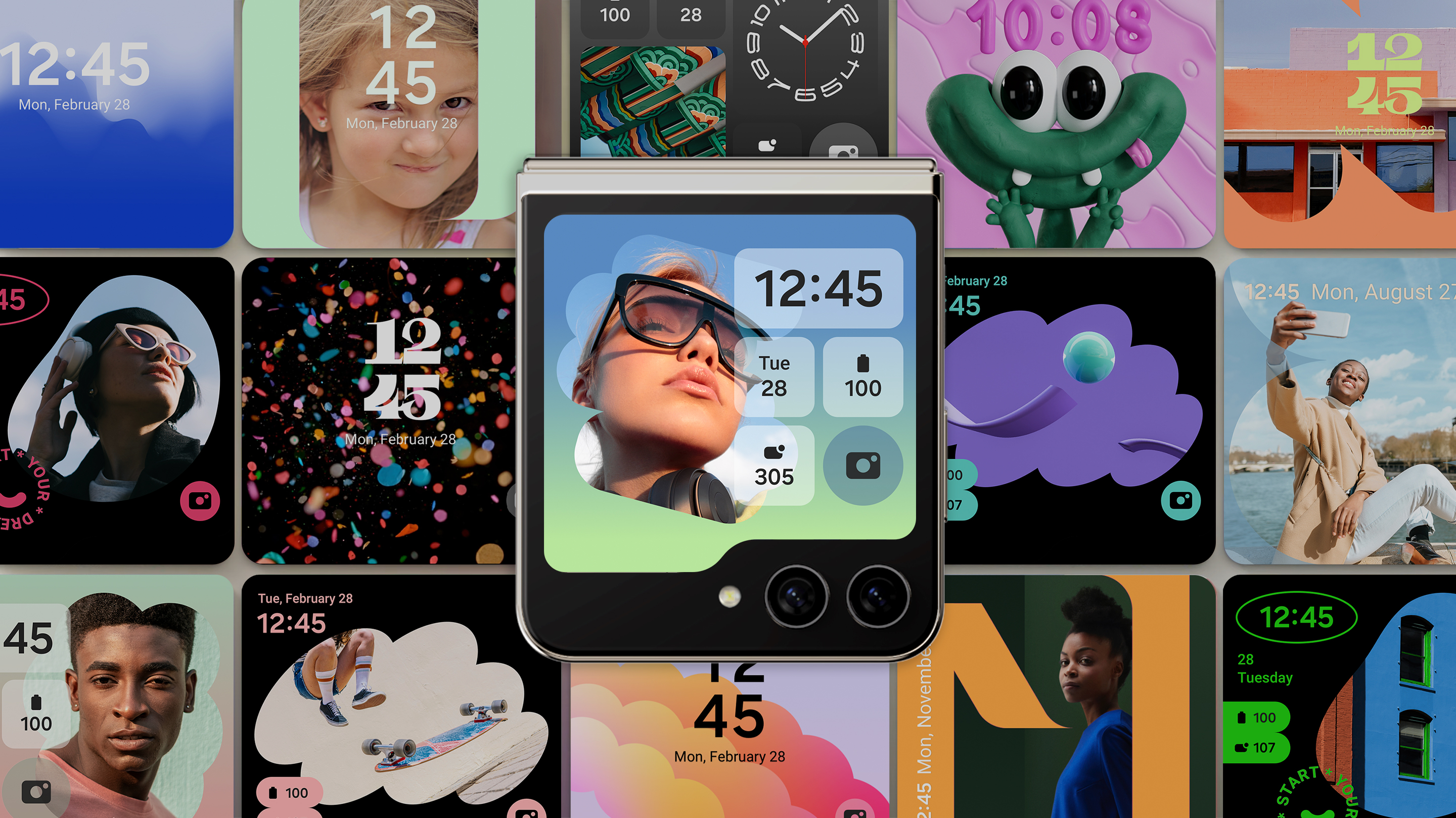 Make your own expression with Galaxy Z Flip5