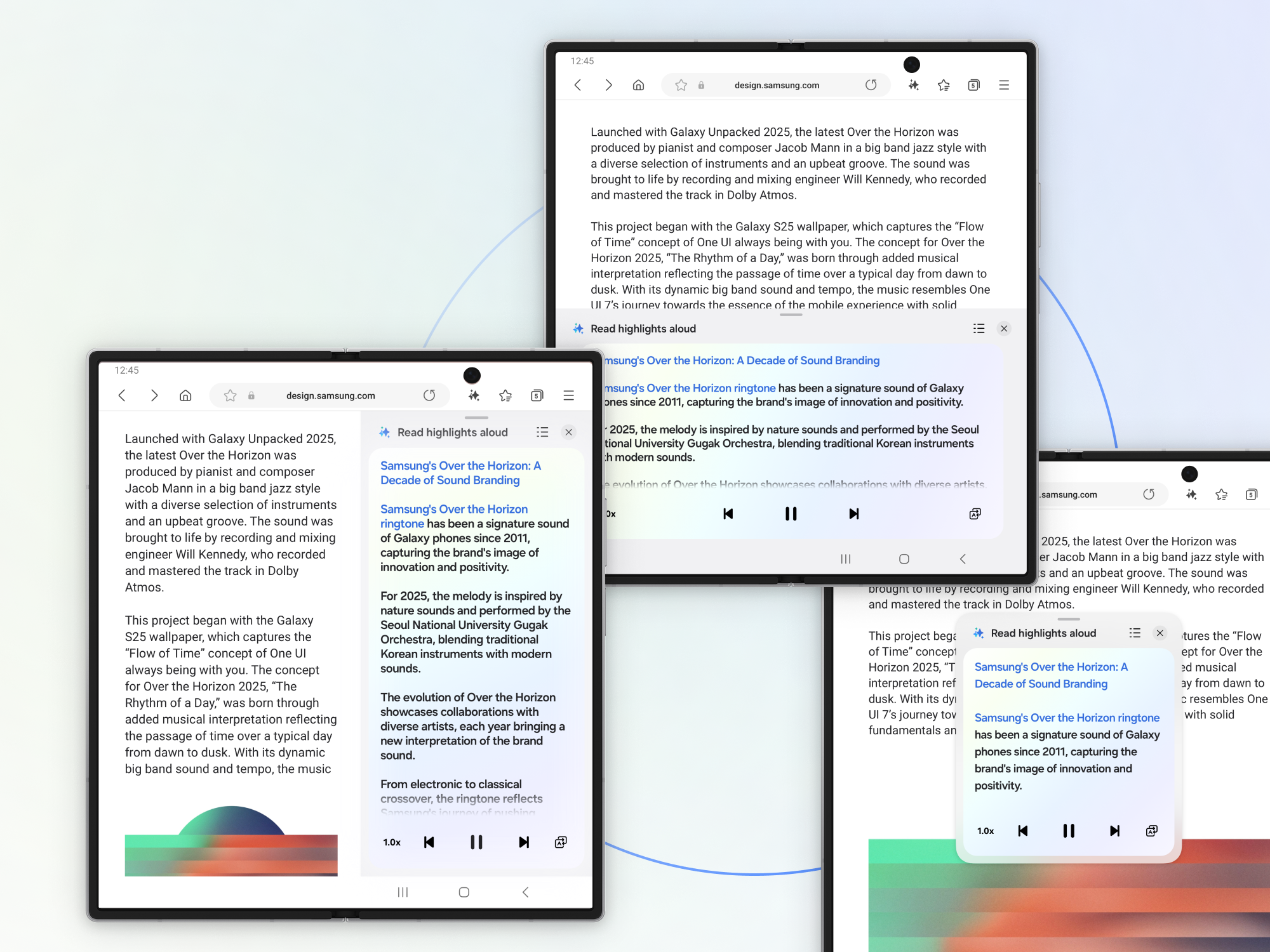 iF Design - True AI-Powered large screen UX for Foldables