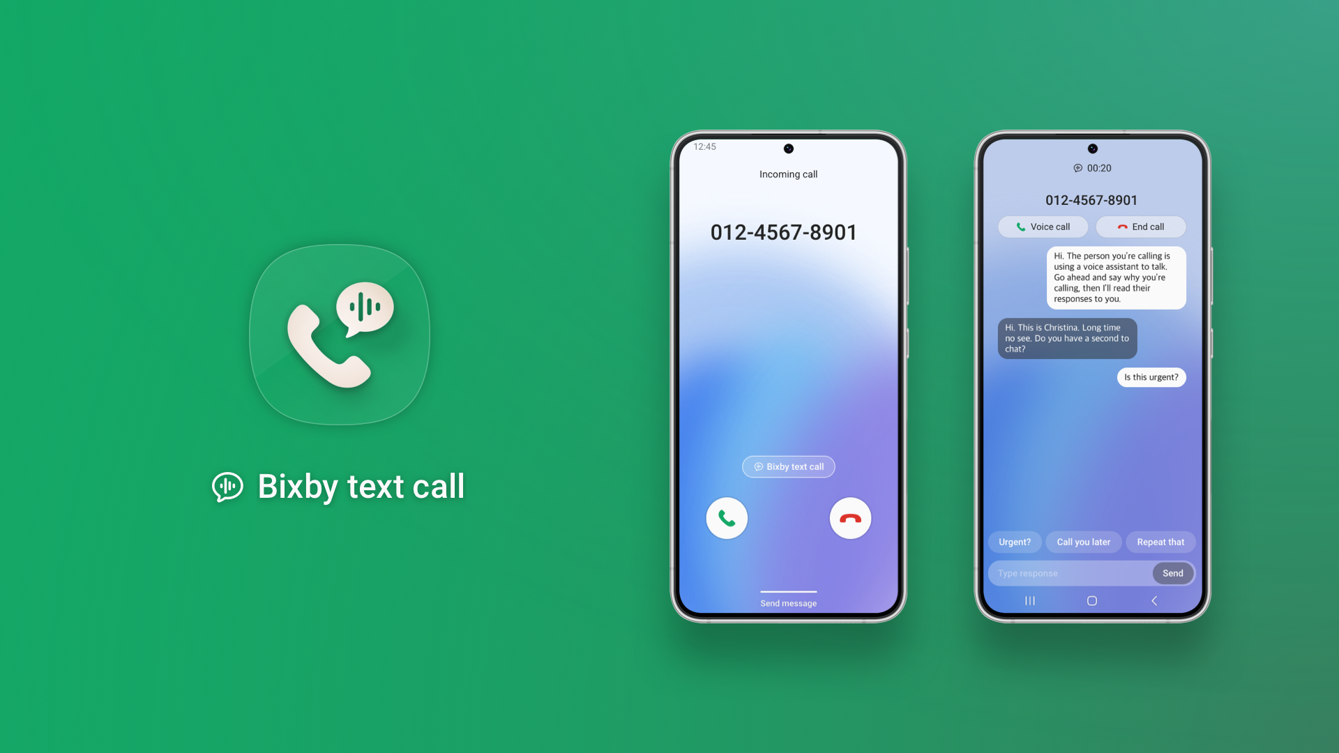 Bixby Text Call