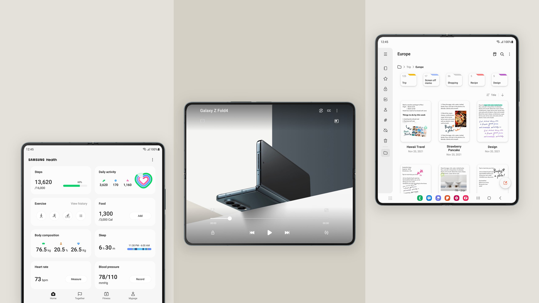 Boost your daily productivity with Galaxy Z Fold4