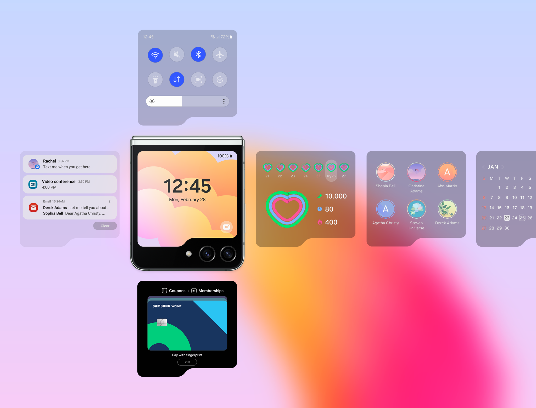 A new way to do essential tasks at a glance