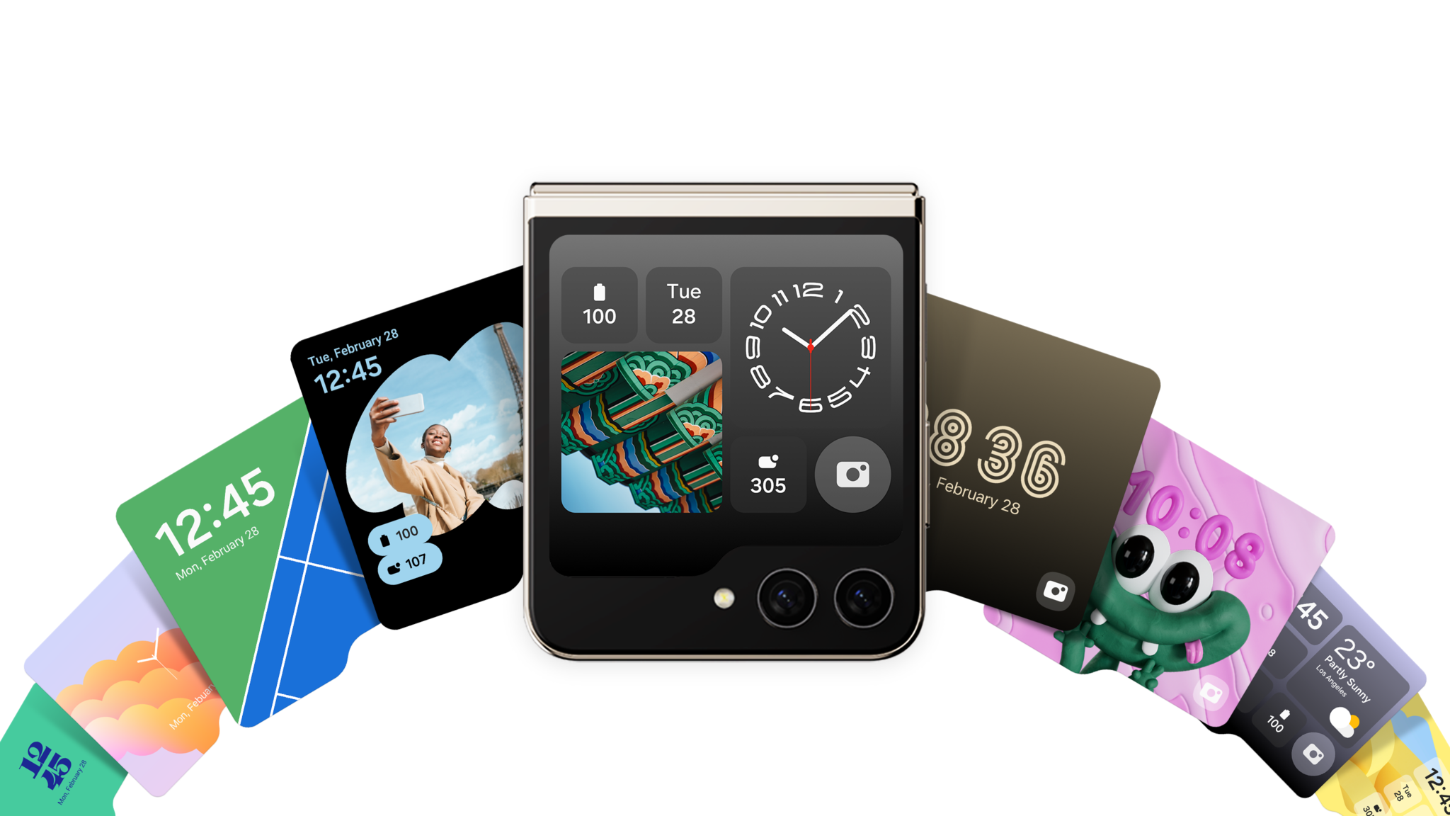 Make your own expression with Galaxy Z Flip5