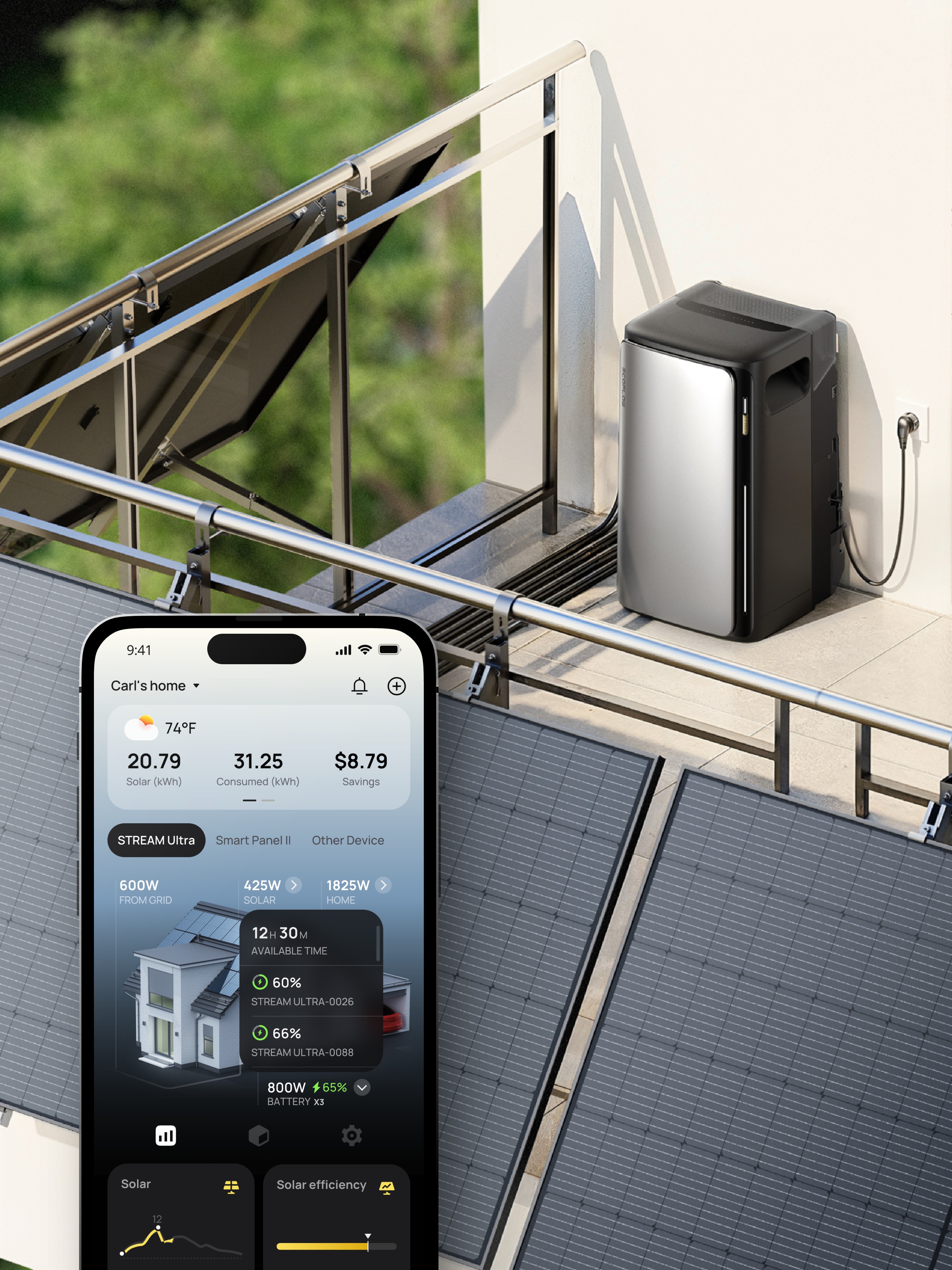 EcoFlow STREAM Series Plug & Play Solar Plant