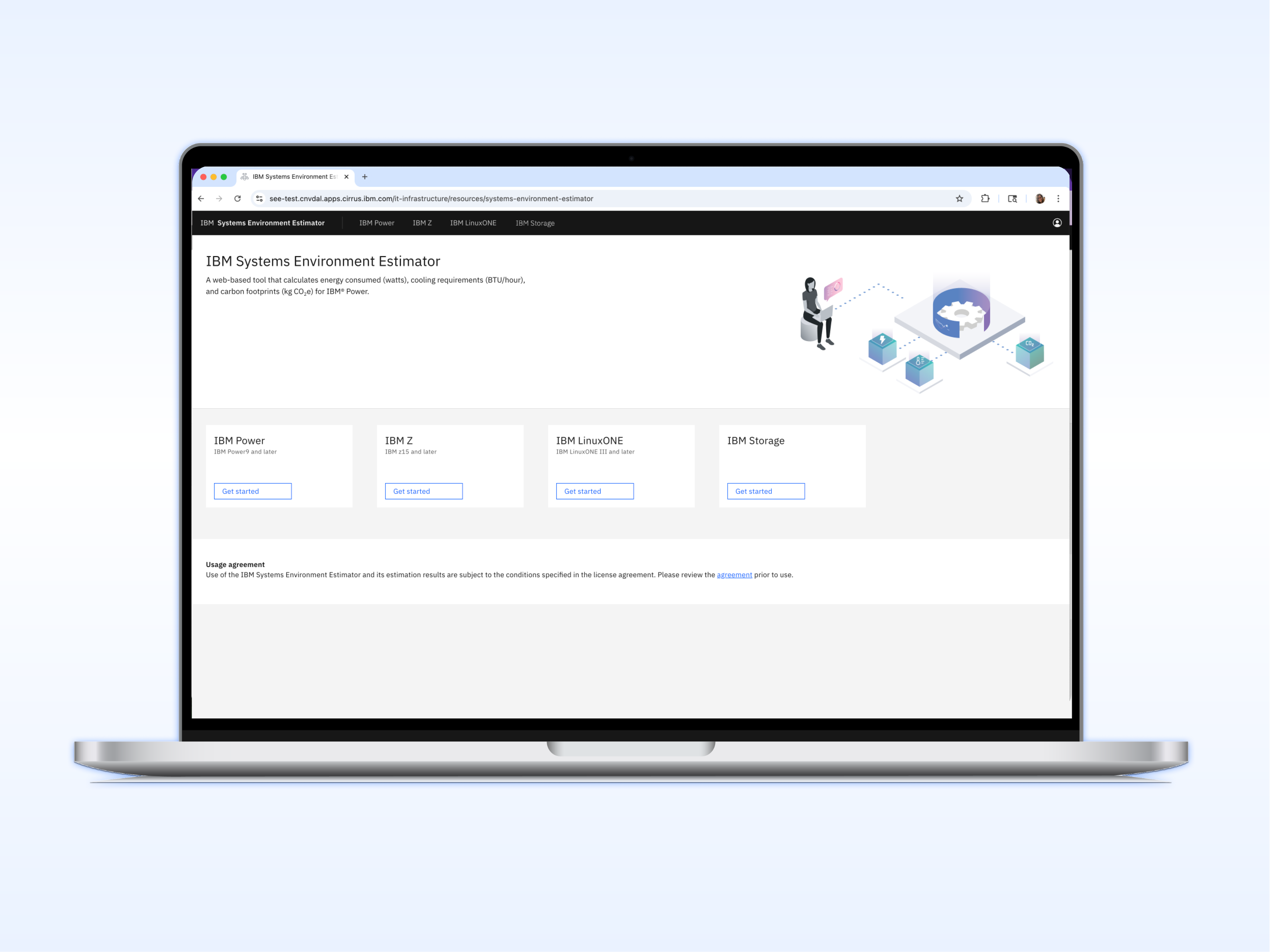 IBM Systems Environment Estimator