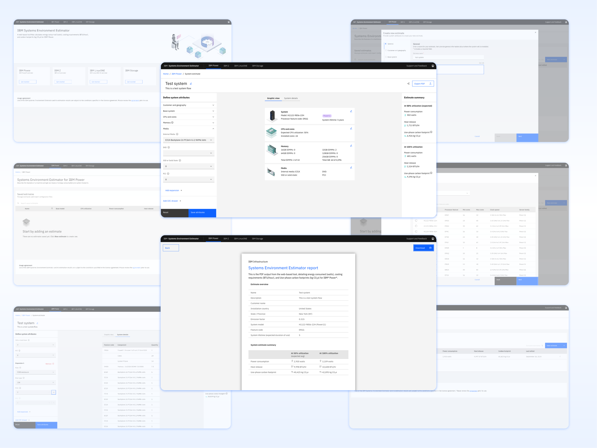 IBM Systems Environment Estimator