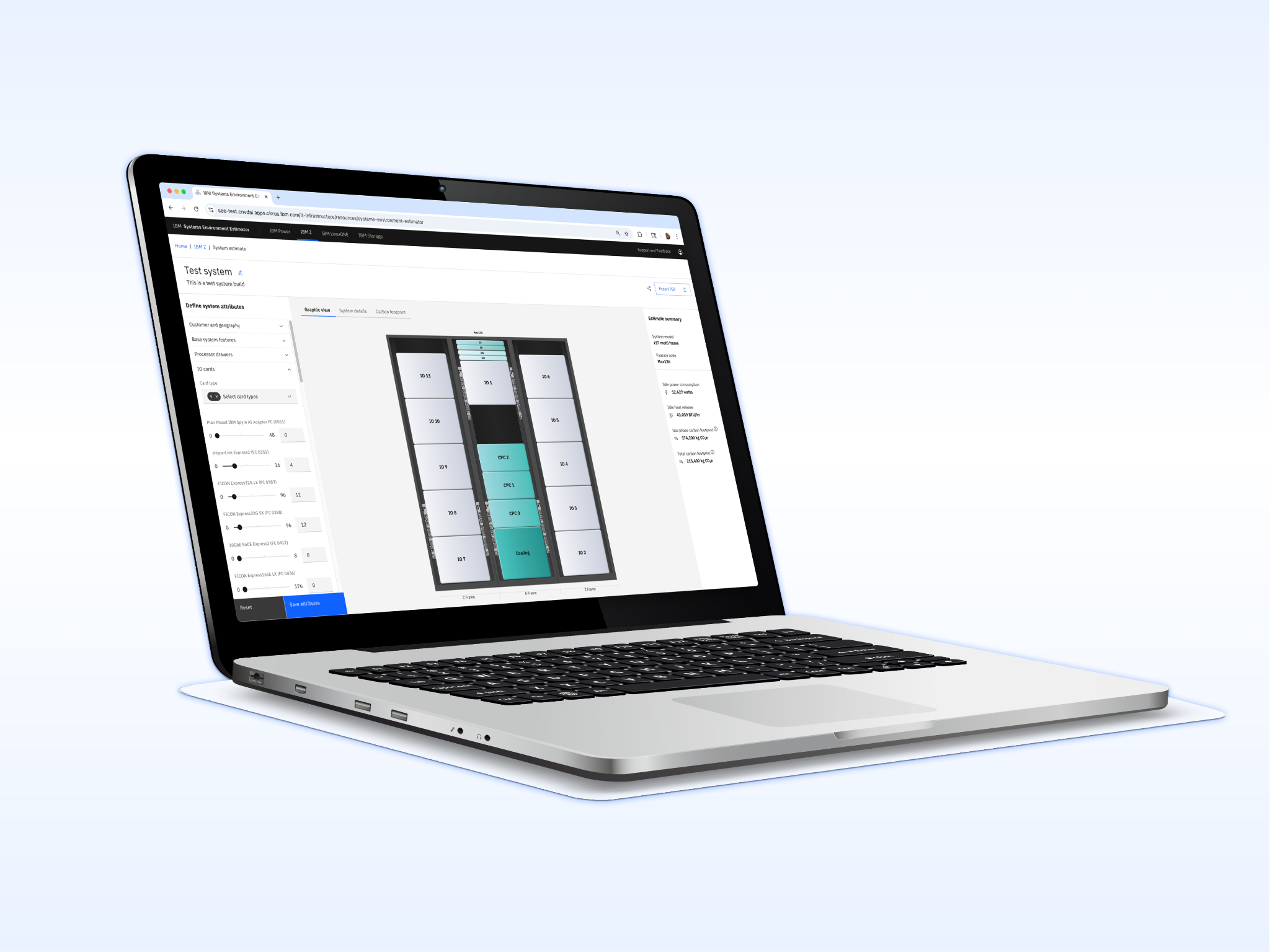 IBM Systems Environment Estimator