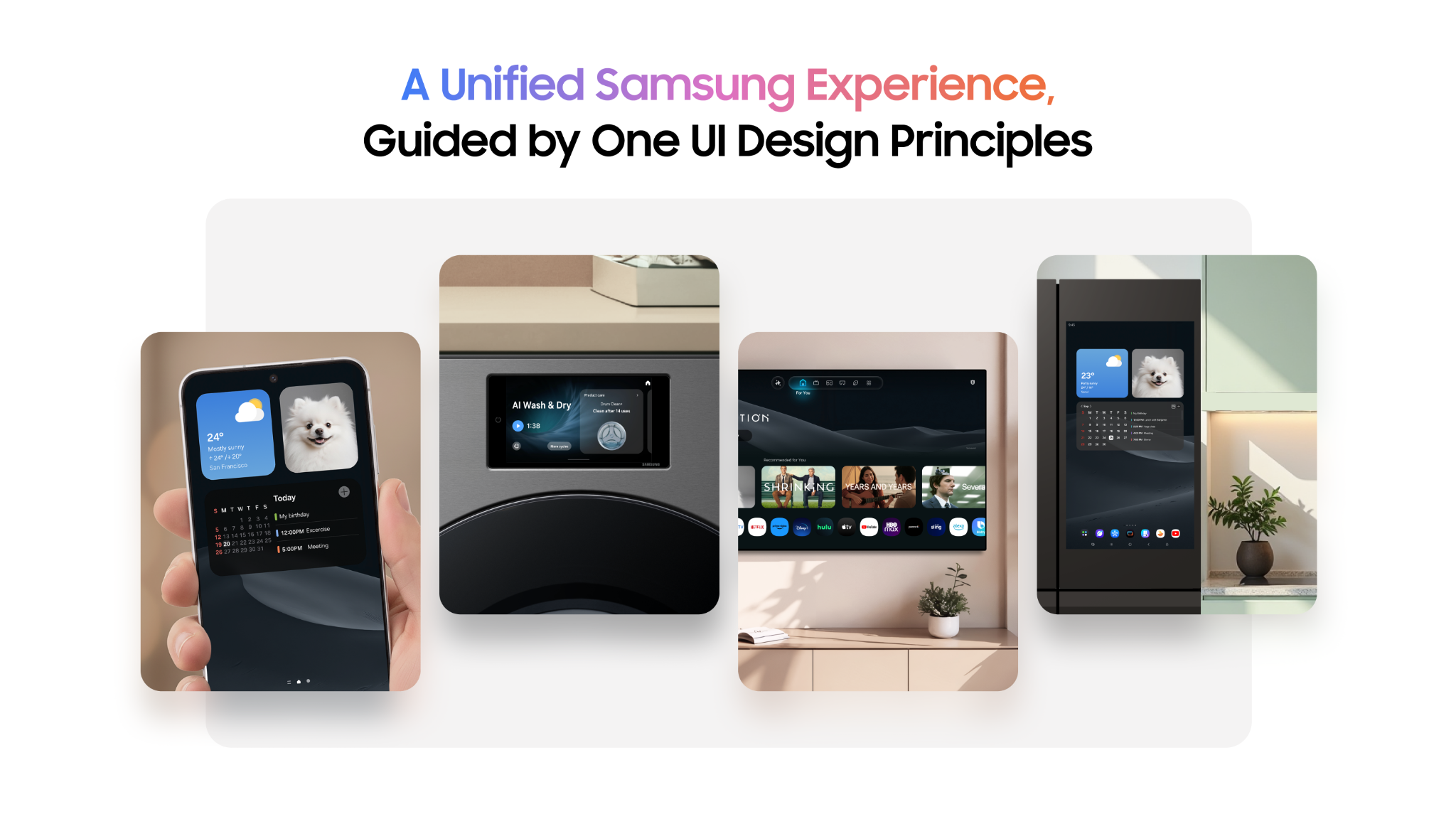 Samsung One UI Design Principles