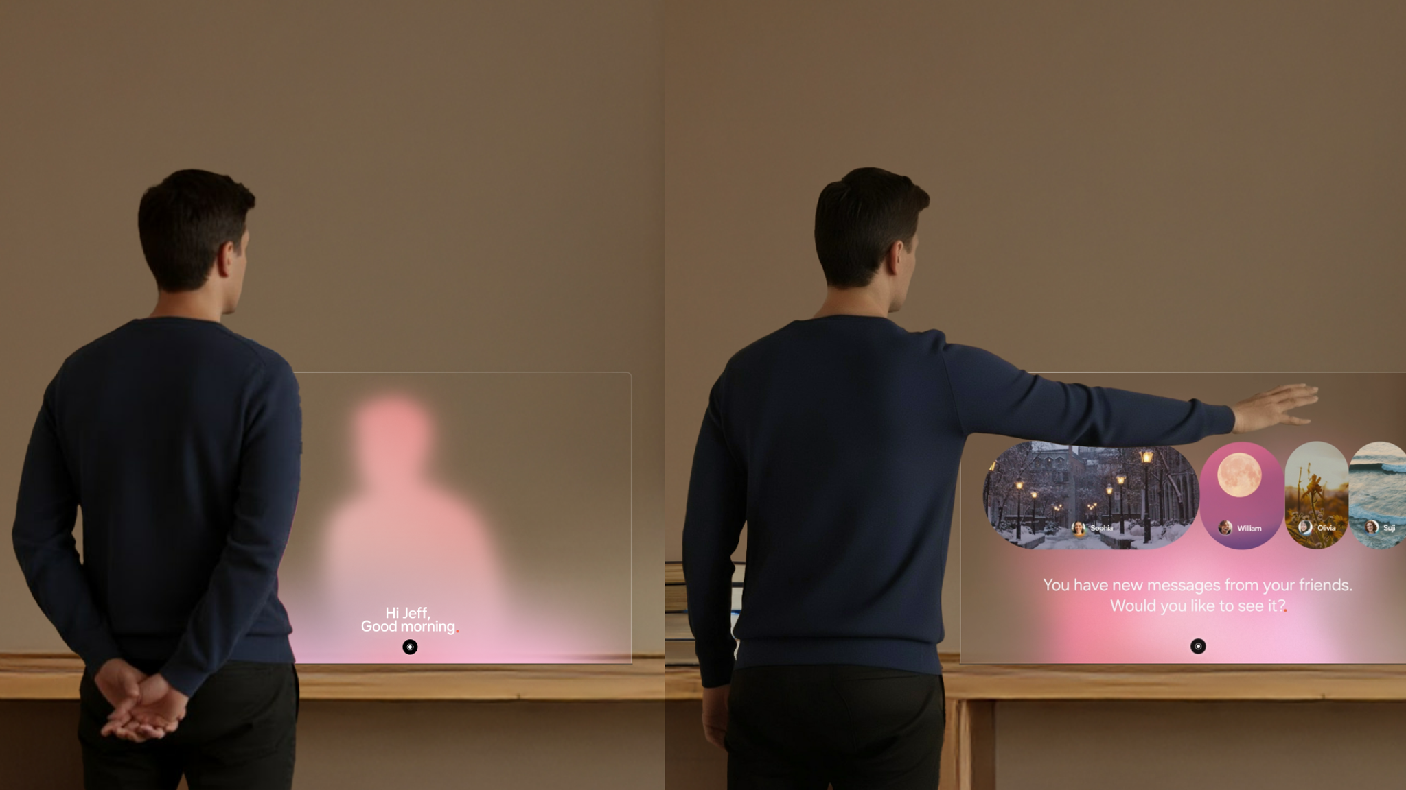 Metamorphic UI: Future UX for Transparent Display