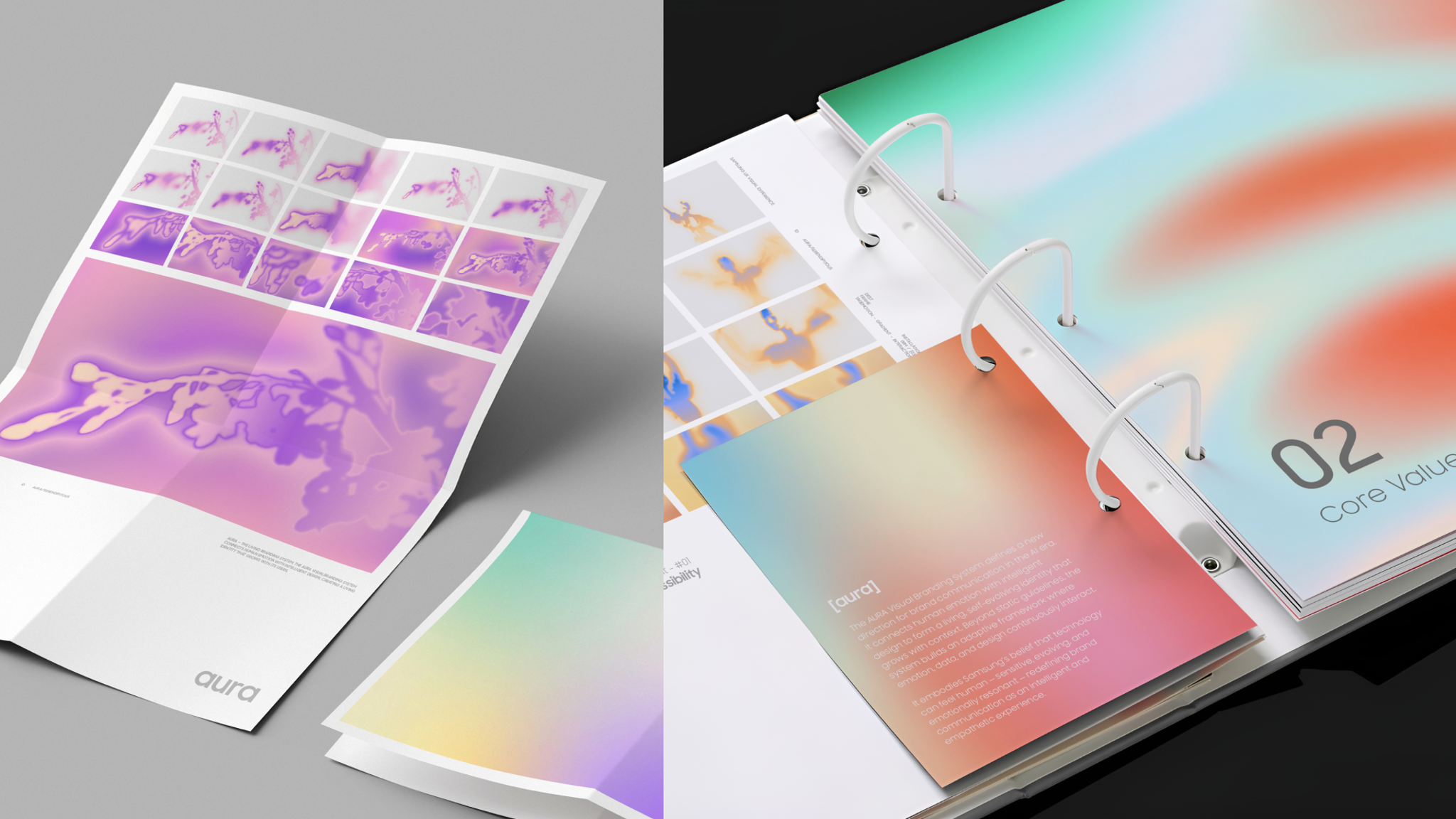 The Living Visual Branding System for Samsung Aura