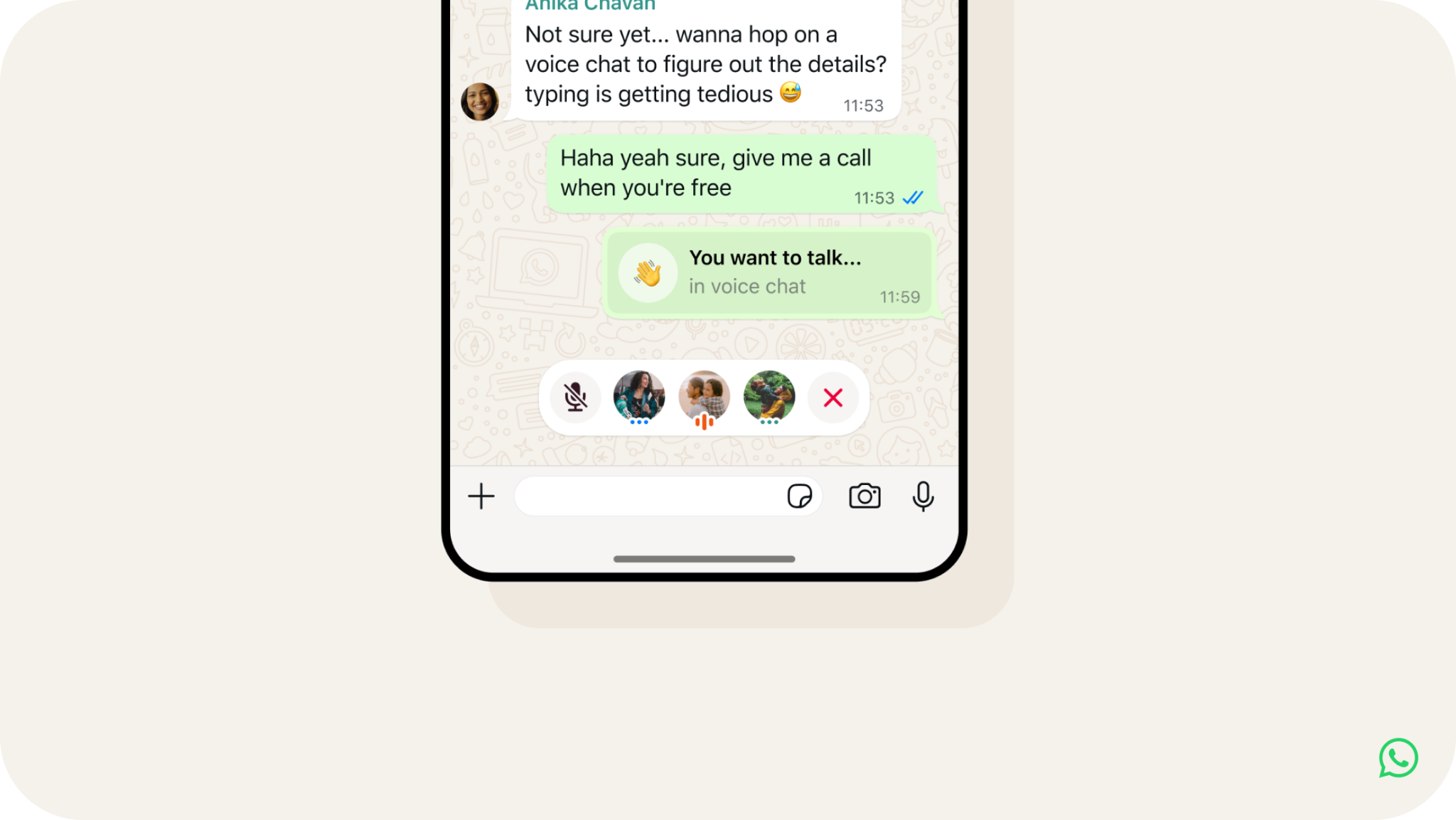 WhatsApp, Voice Chat