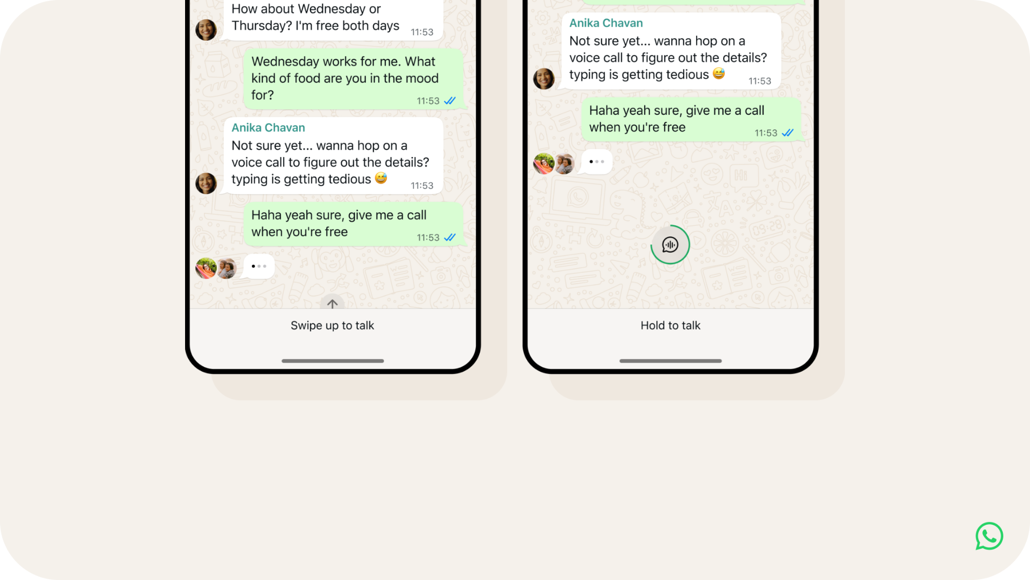 WhatsApp, Voice Chat