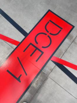 Wayfinding system University building UNIMORE #15c