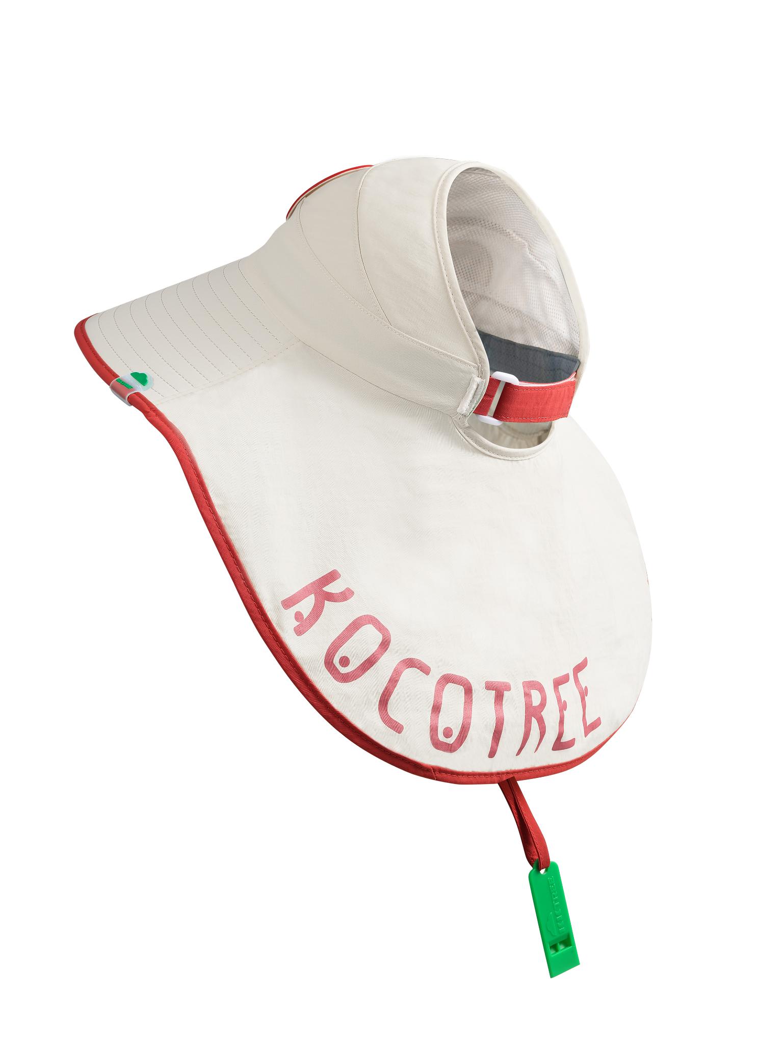 Hollow Top Sun Hat with A Neck Flap
