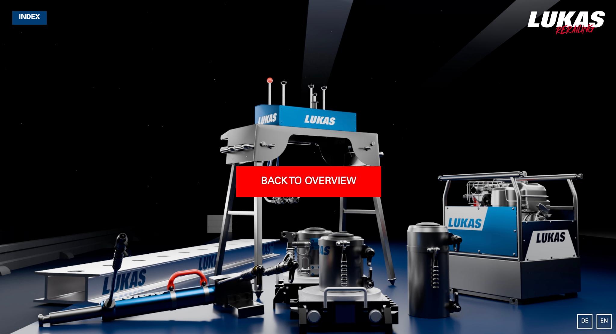 LUKAS Hydraulic Rerailing by IDEX fire & safety