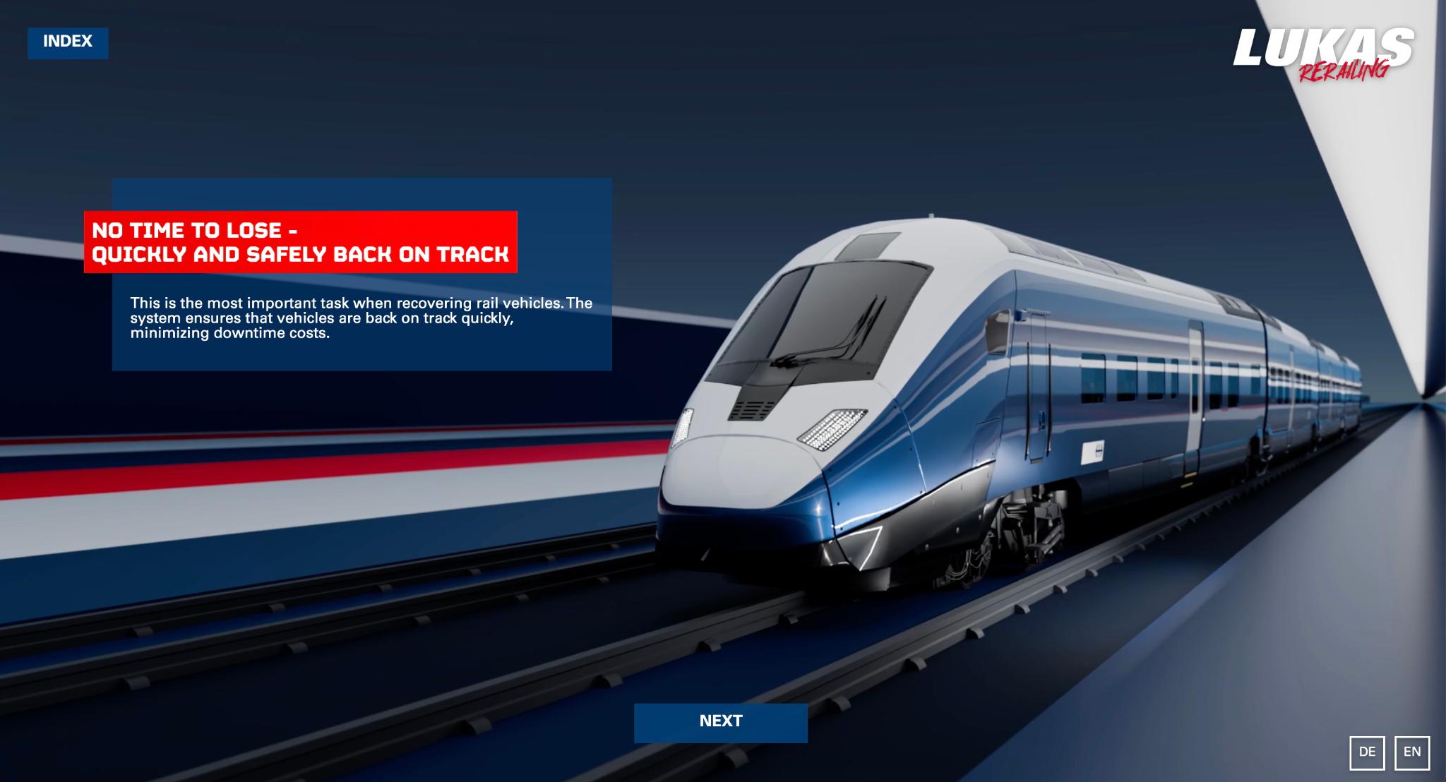 LUKAS Hydraulic Rerailing by IDEX fire & safety