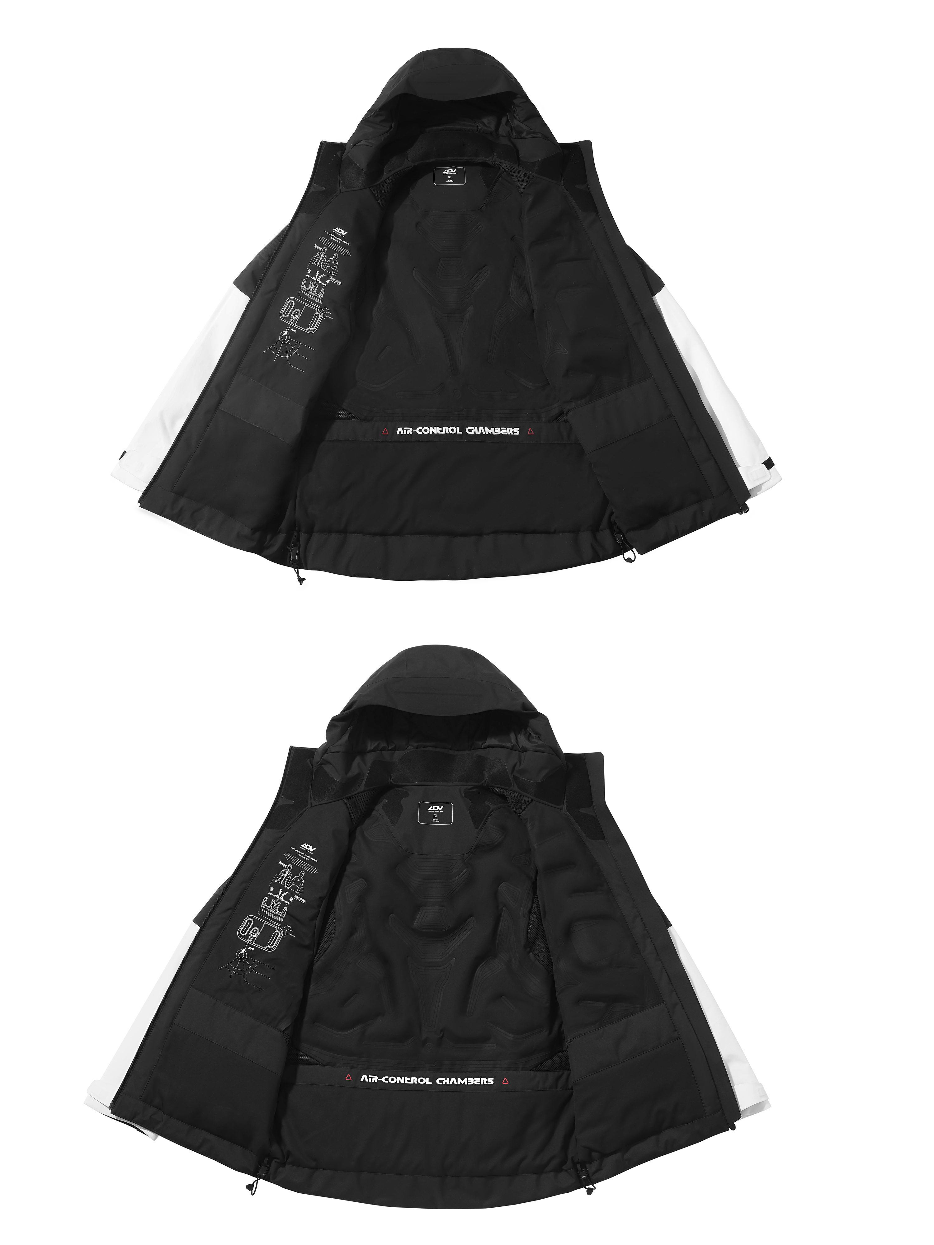 Intelligent Inflatable Thermal Down Jacket