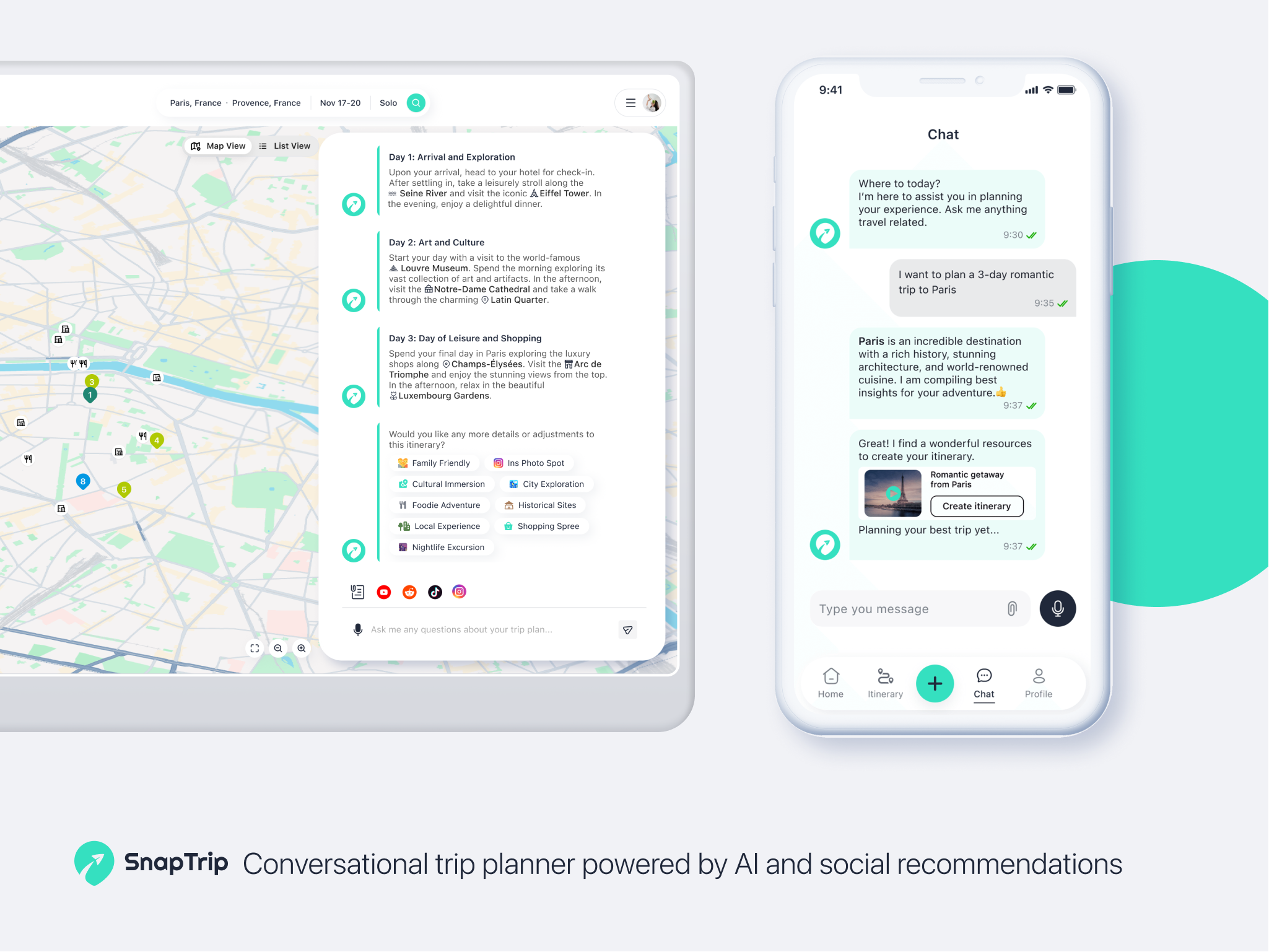 SnapTrip - AI-driven Travel Companion
