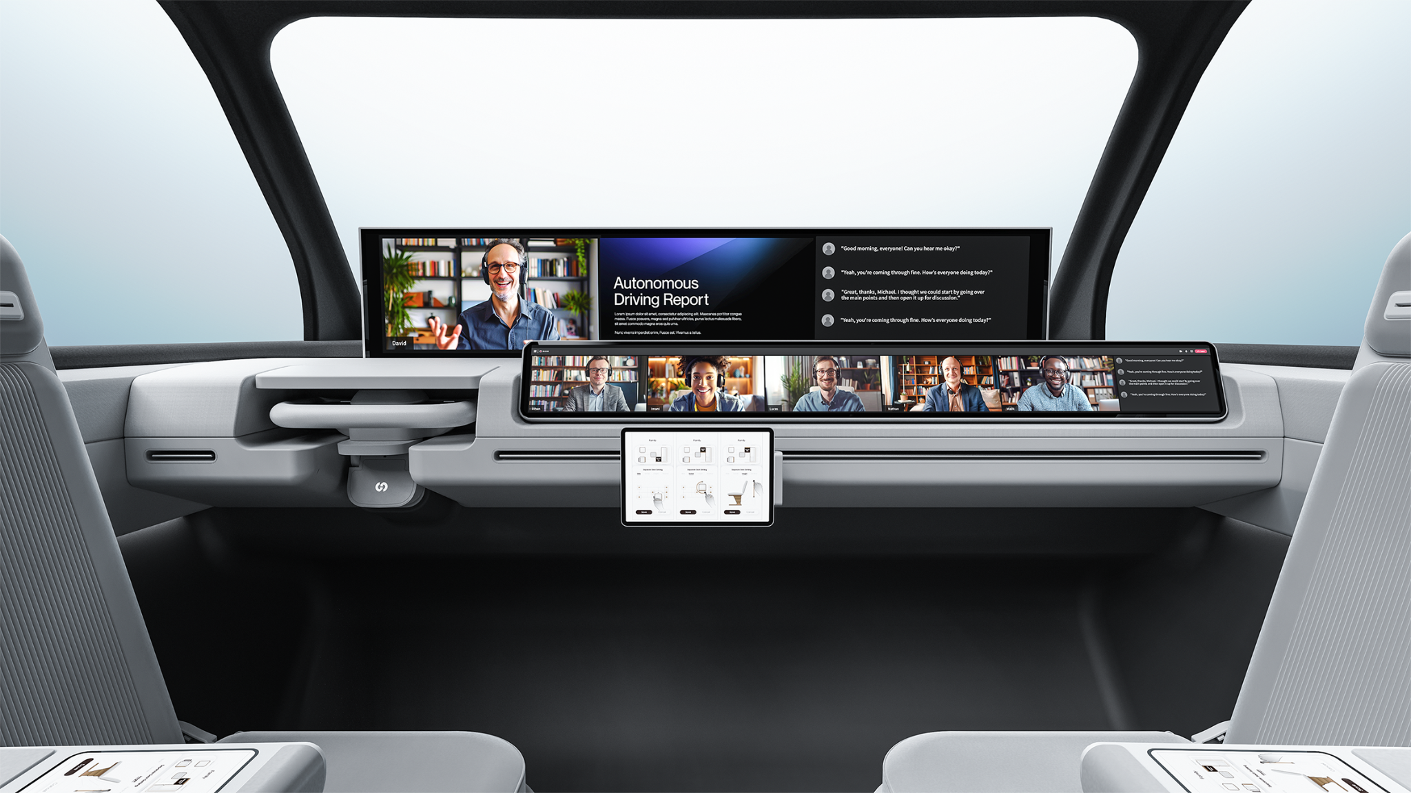 Foldable Steering Wheel for Autonomous Vehicles