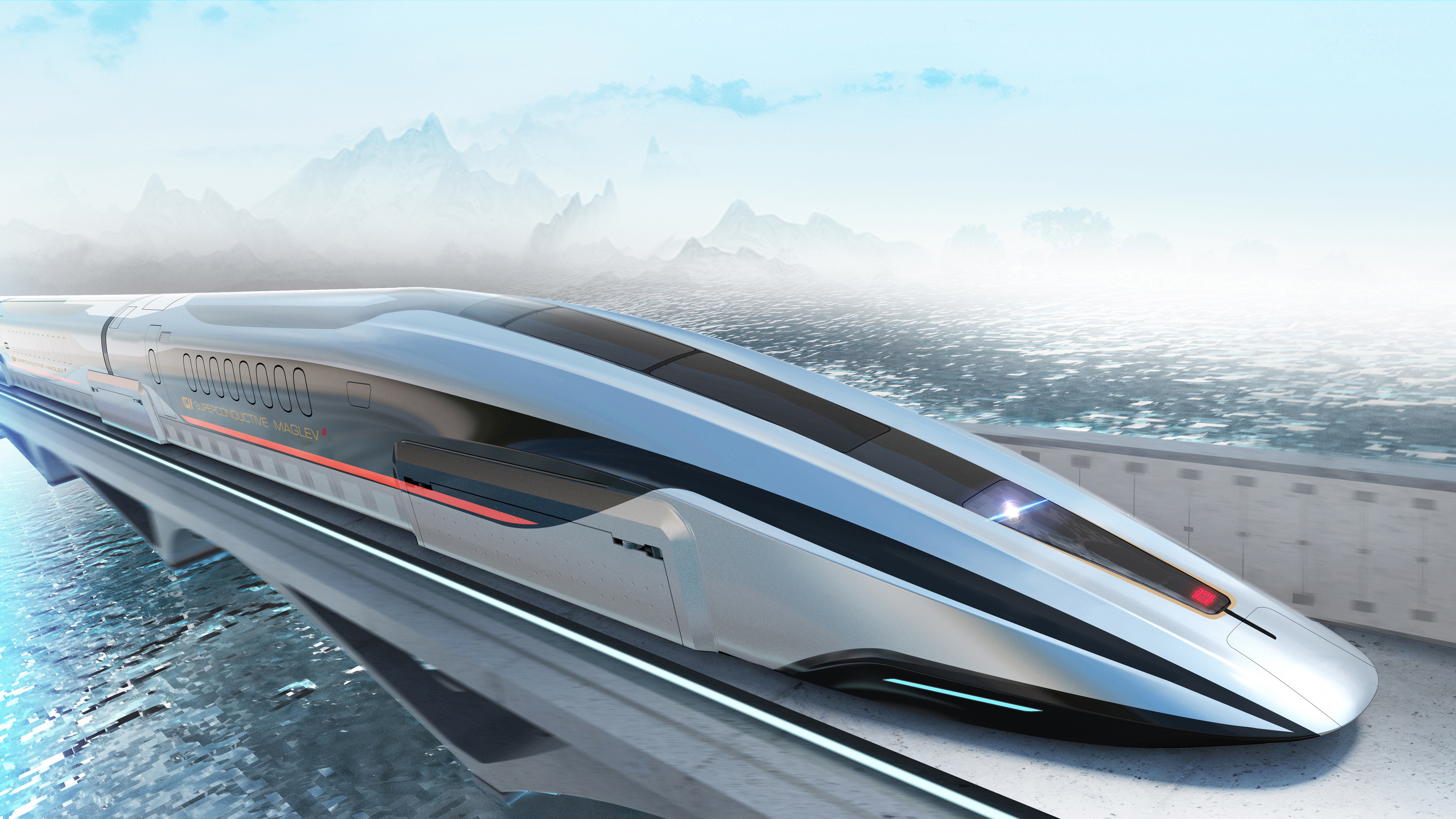 Superconducting EDS Maglev Train