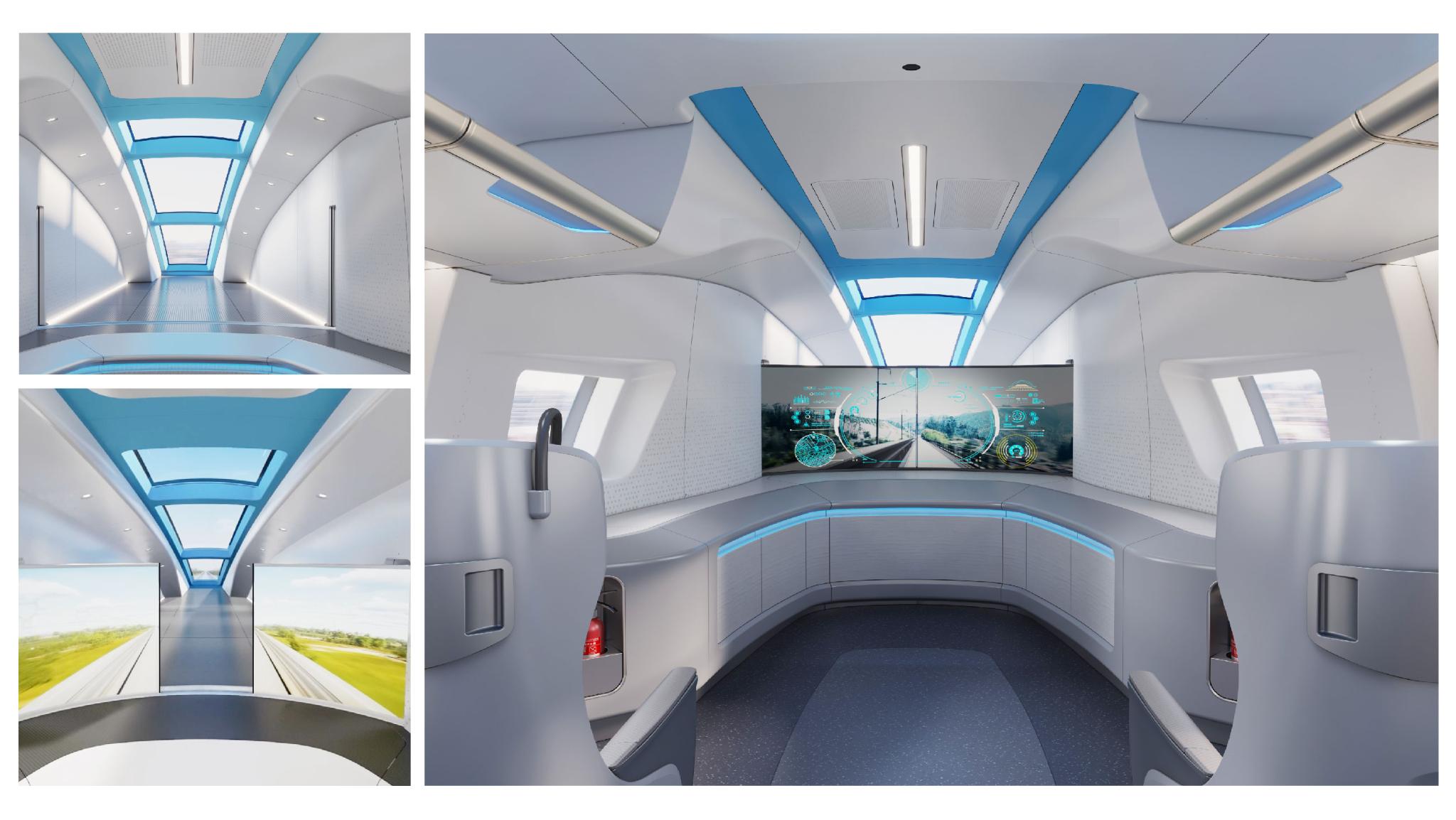 Superconducting EDS Maglev Train