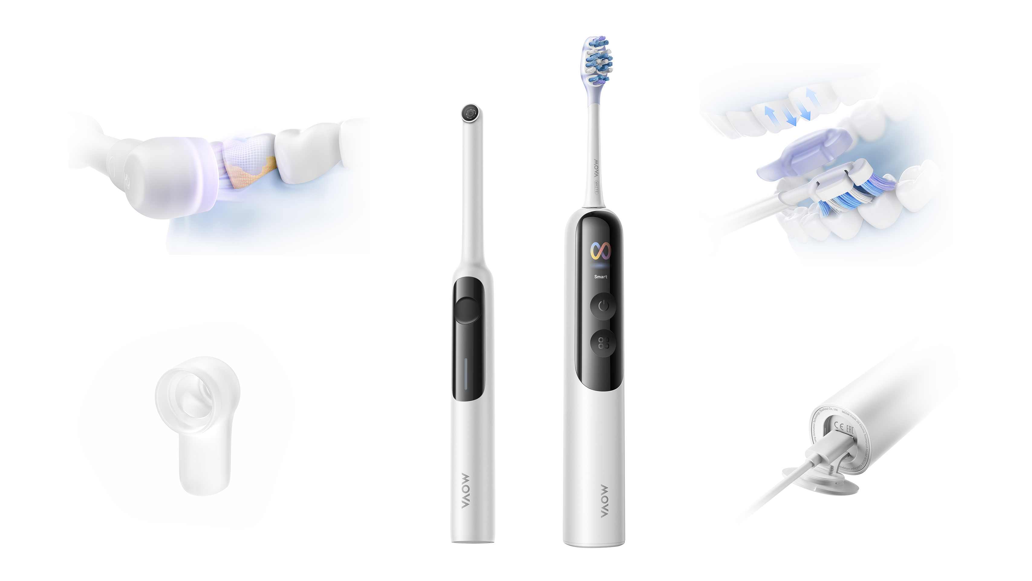 MOVA Fresh 20 Vision AI Plaque-Sensing Toothbrush