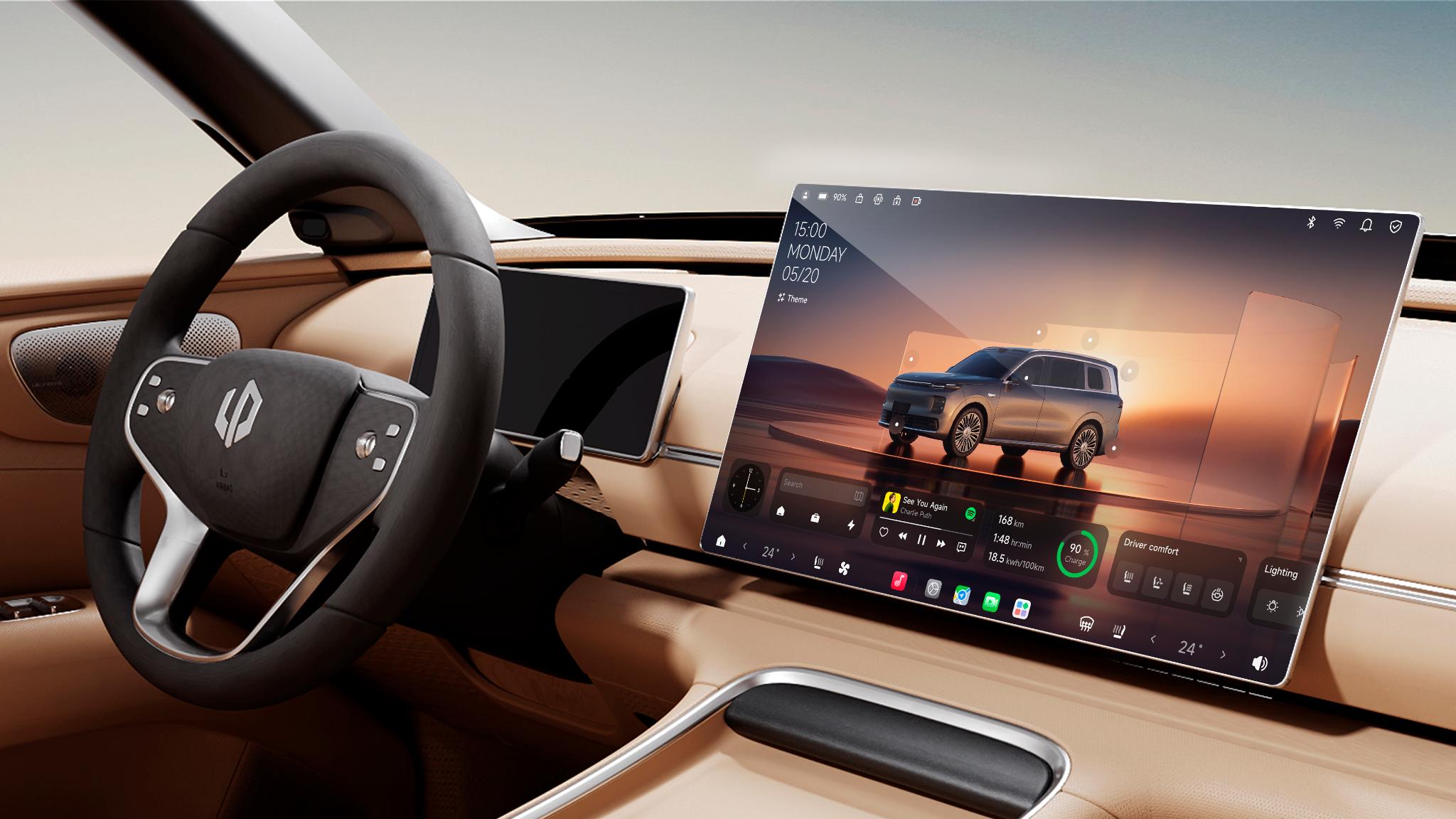 leapmotor OS HMI design