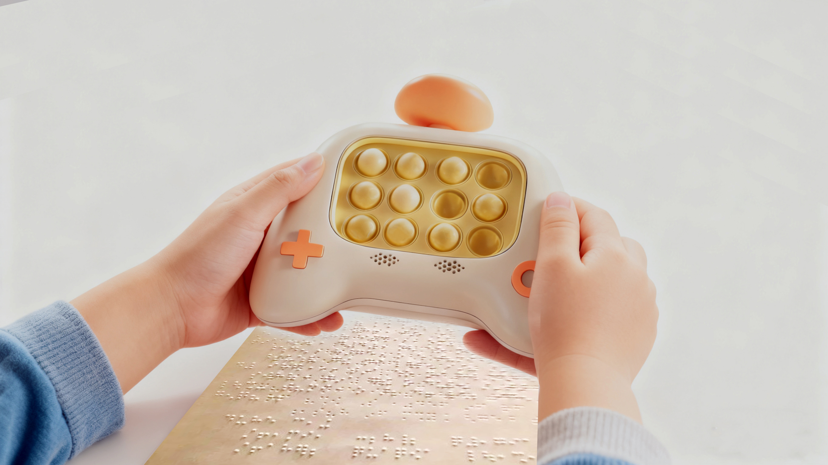 Bubble Braille gaming machine