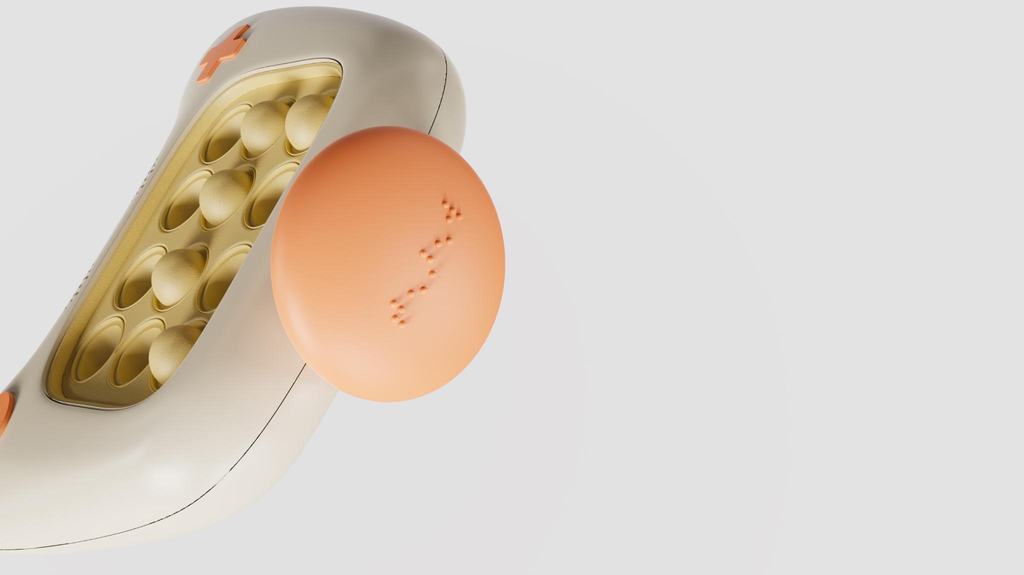 Bubble Braille gaming machine