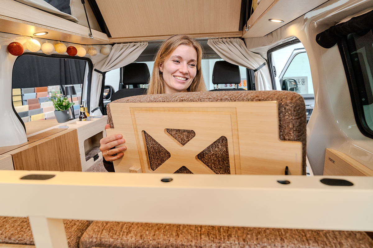Ventje campervan - Modulair seats